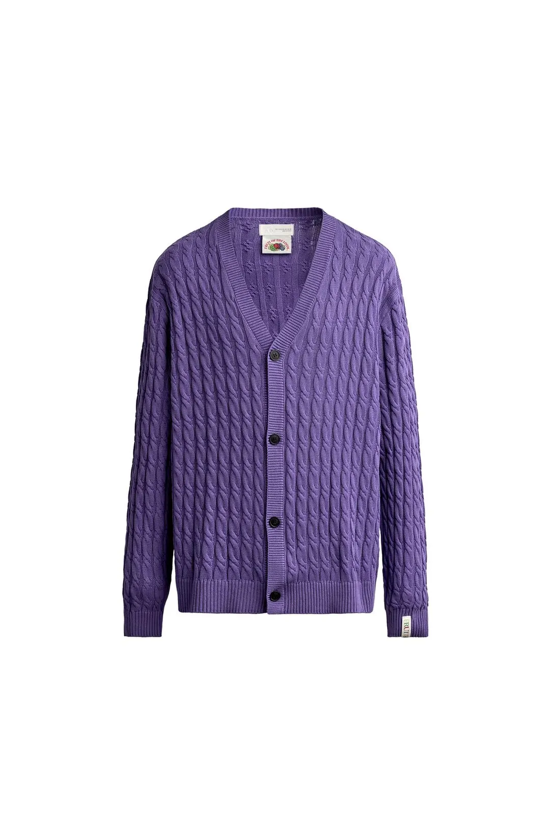 Кардиган с узором косы FRUIT OF THE LOOM™, Zara