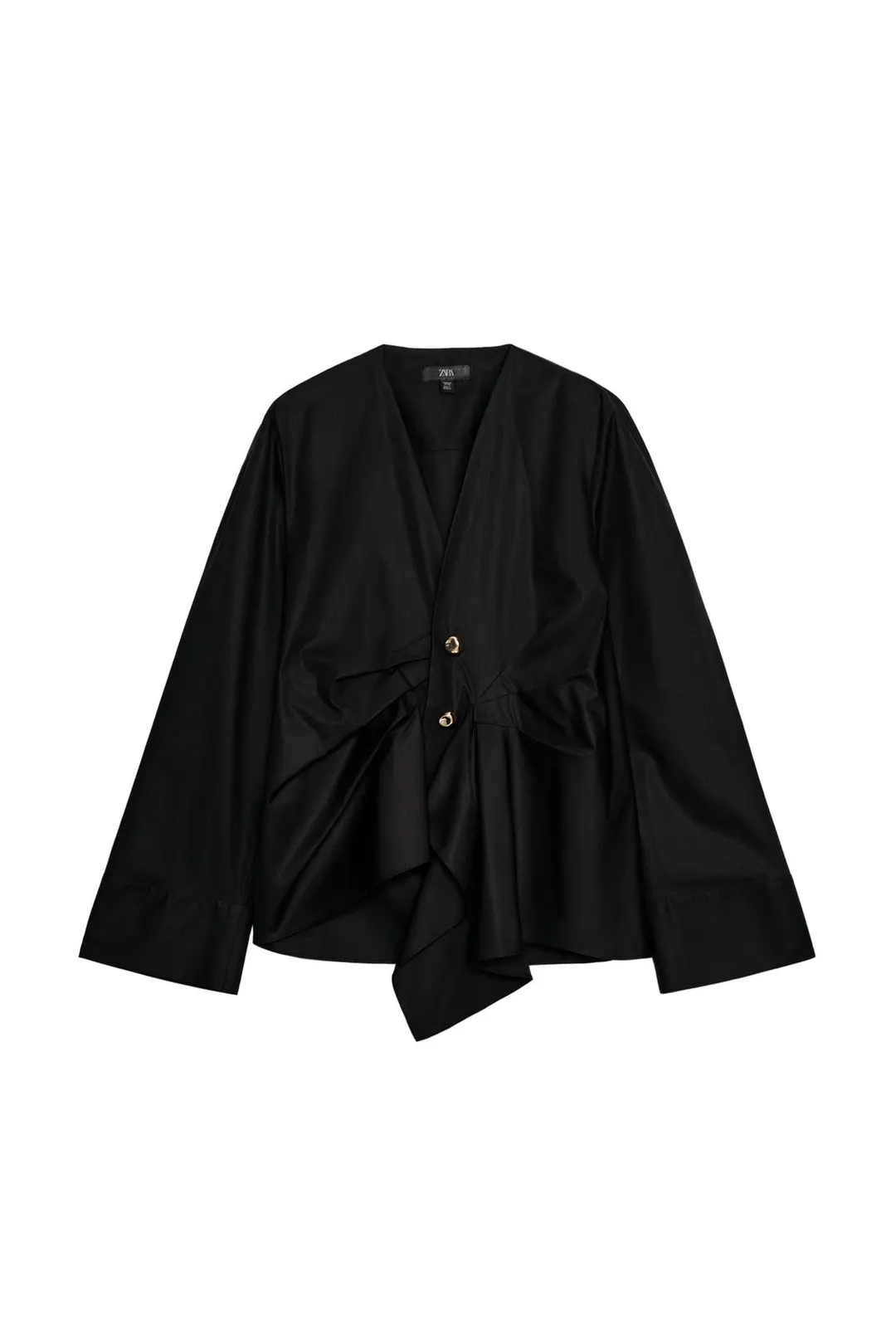 Рубашка плиссированная ZW Collection, Zara