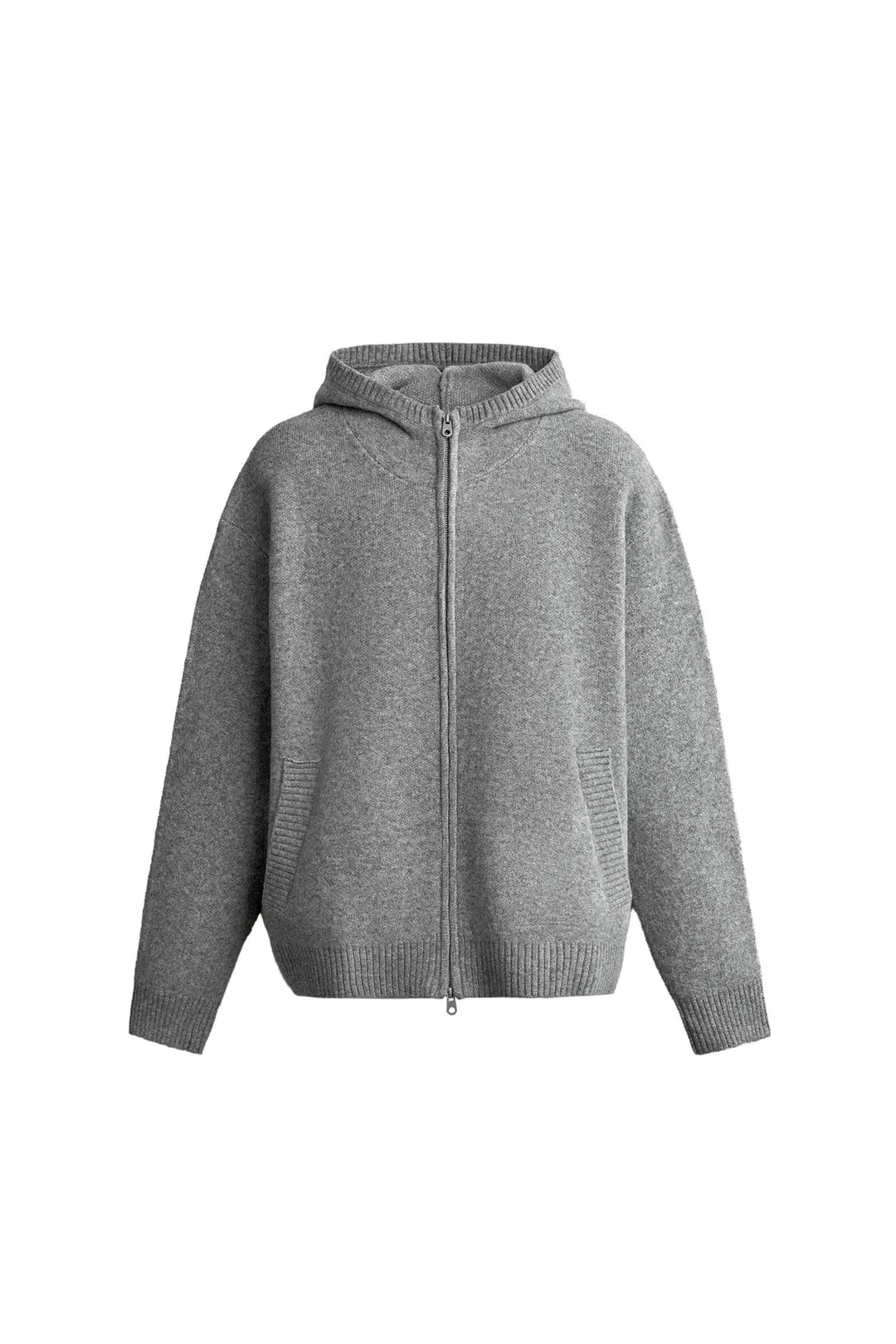 Кардиган свободного кроя с капюшоном, Zara
