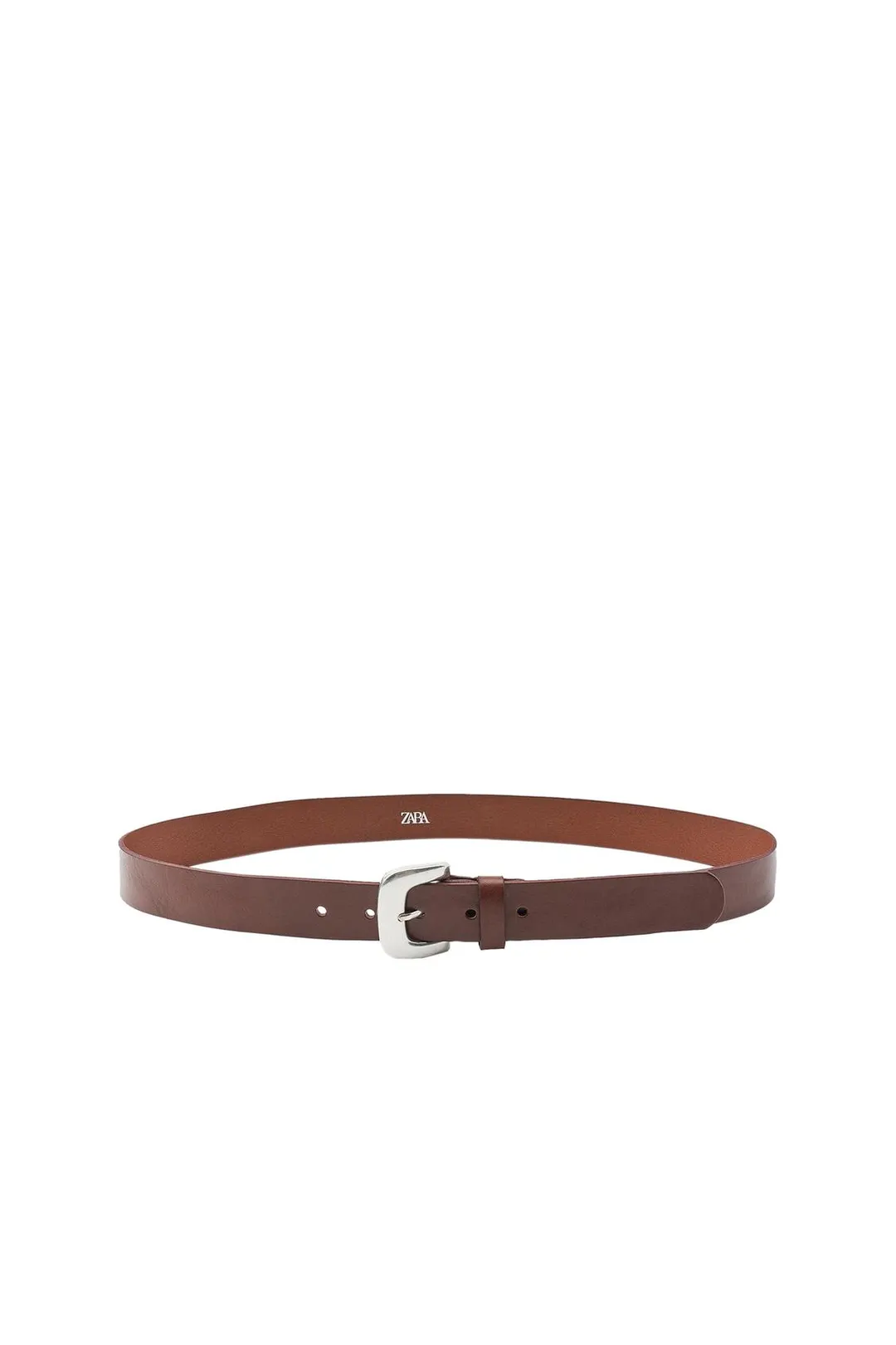 Ремень из 100% кожи с металлической пряжкой, Zara