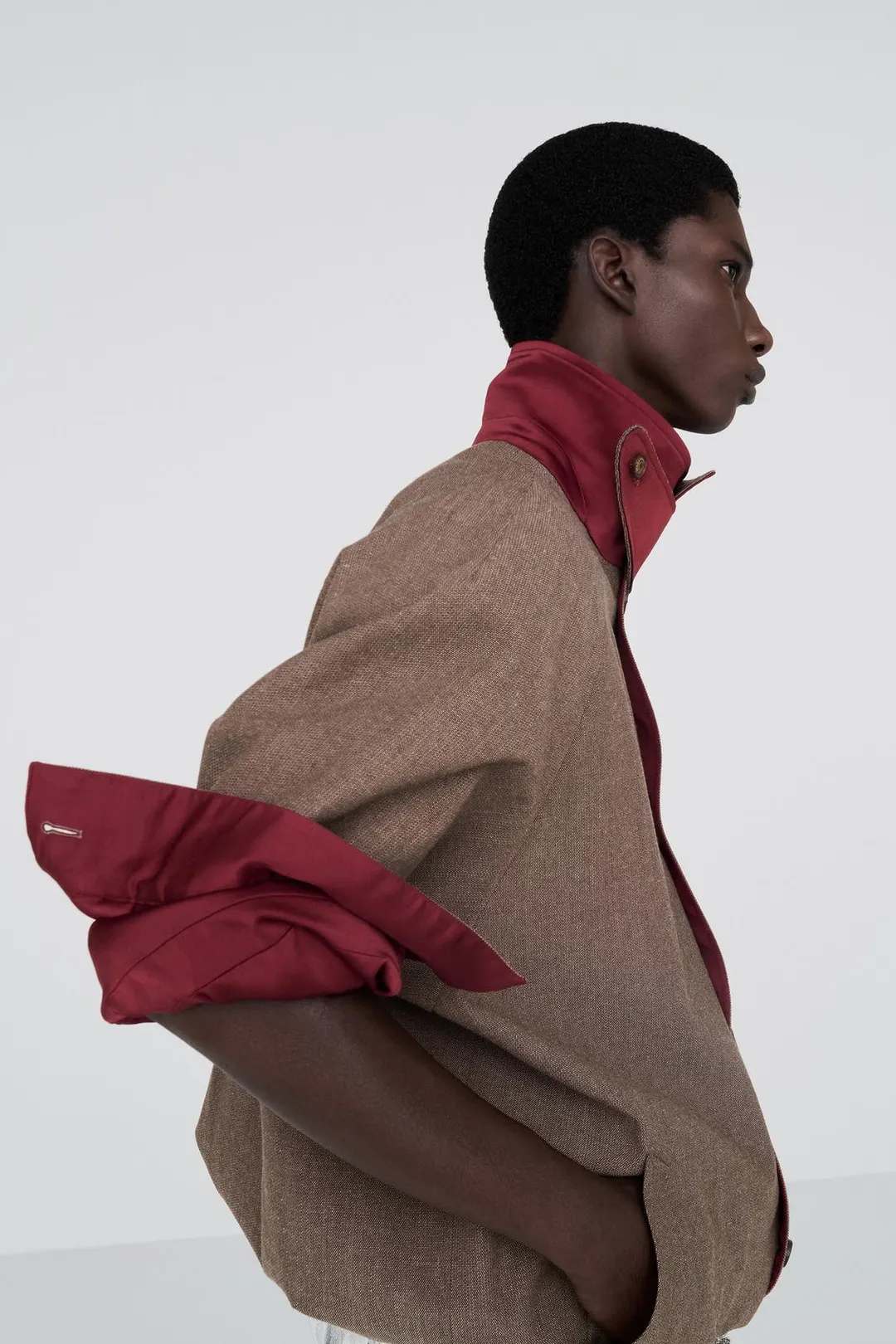 Жакет структурный из смесовой шерсти, Zara