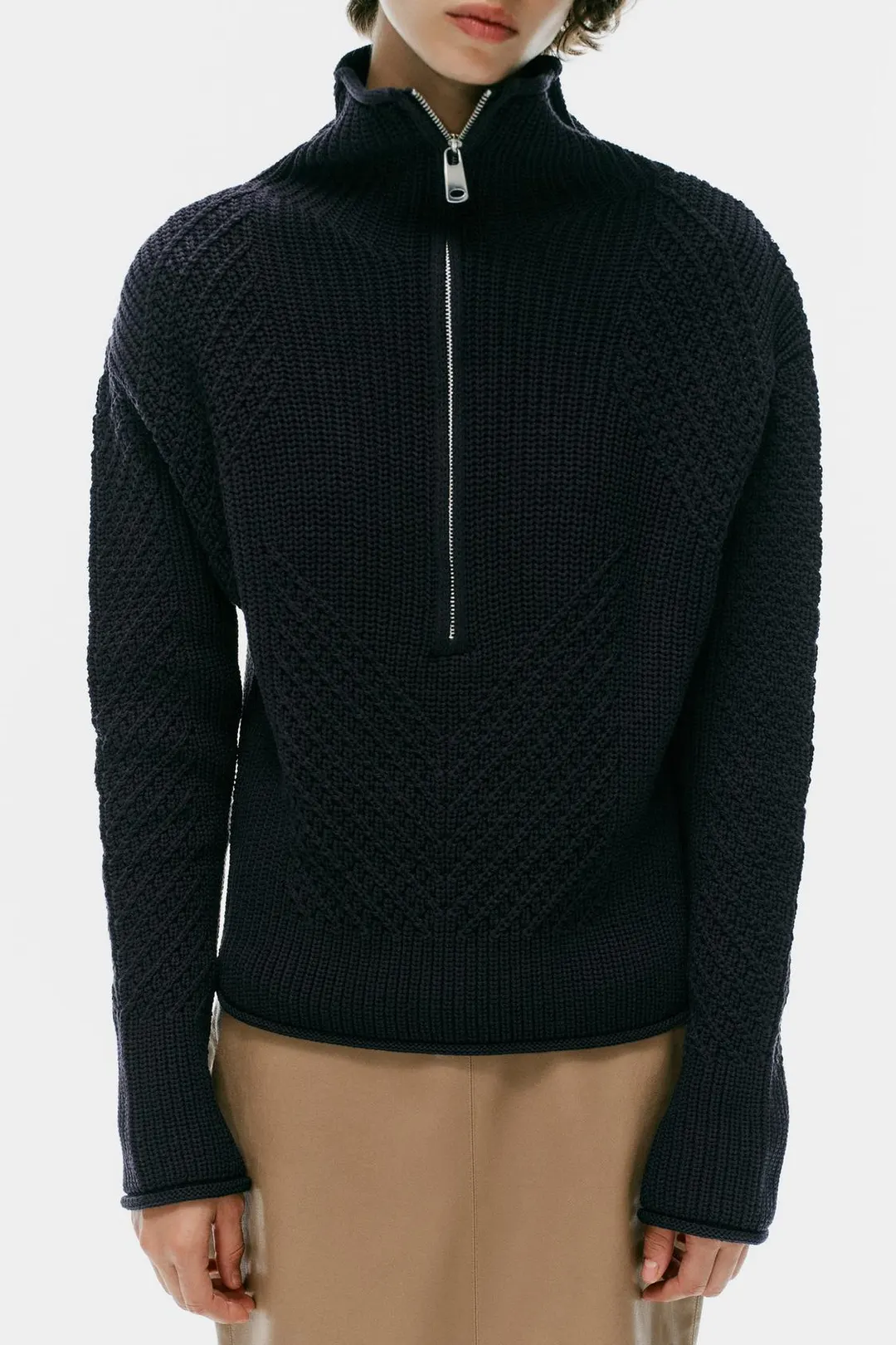 Джемпер фактурной вязки, Zara