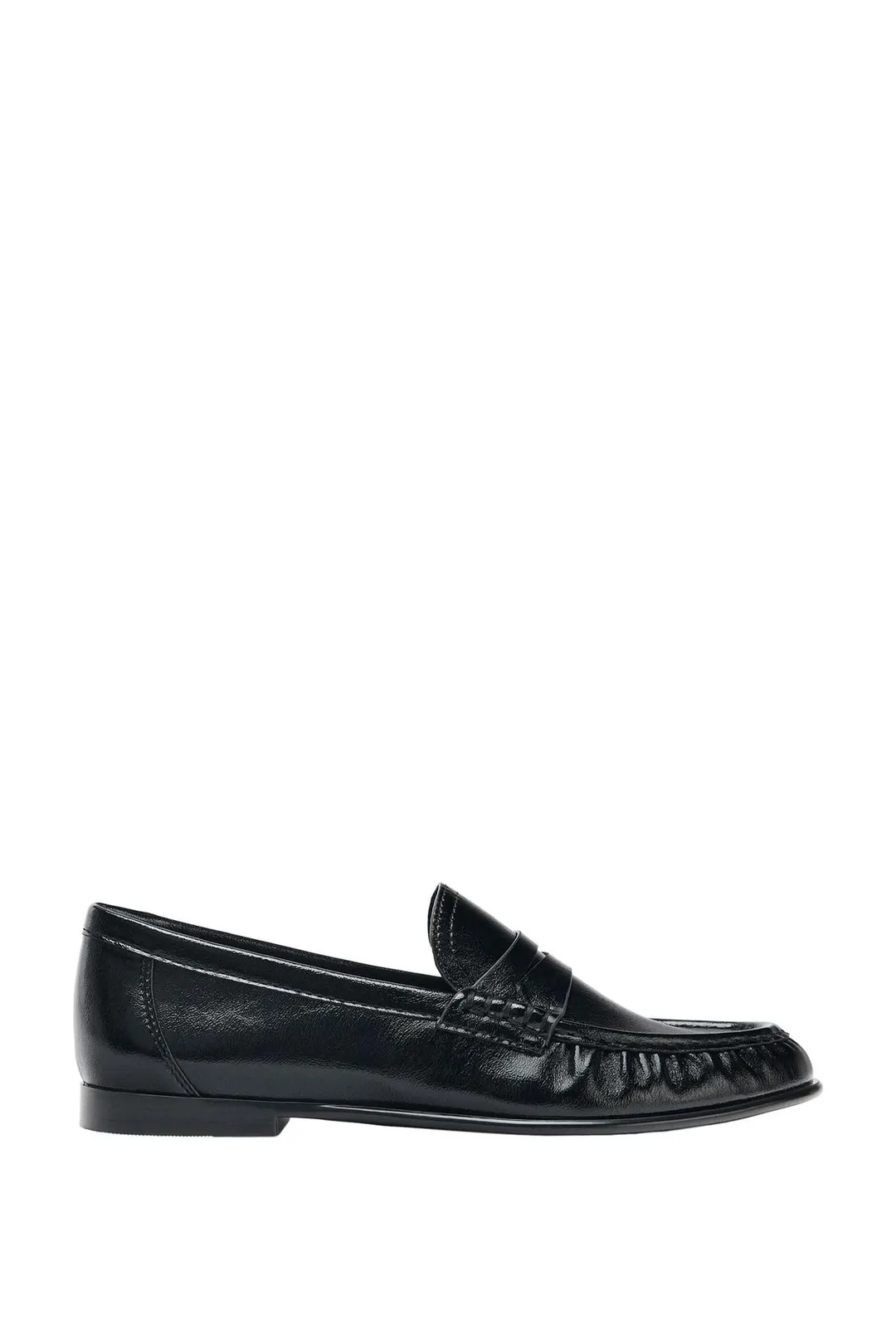 Мягкие лоферы со сборками, Zara