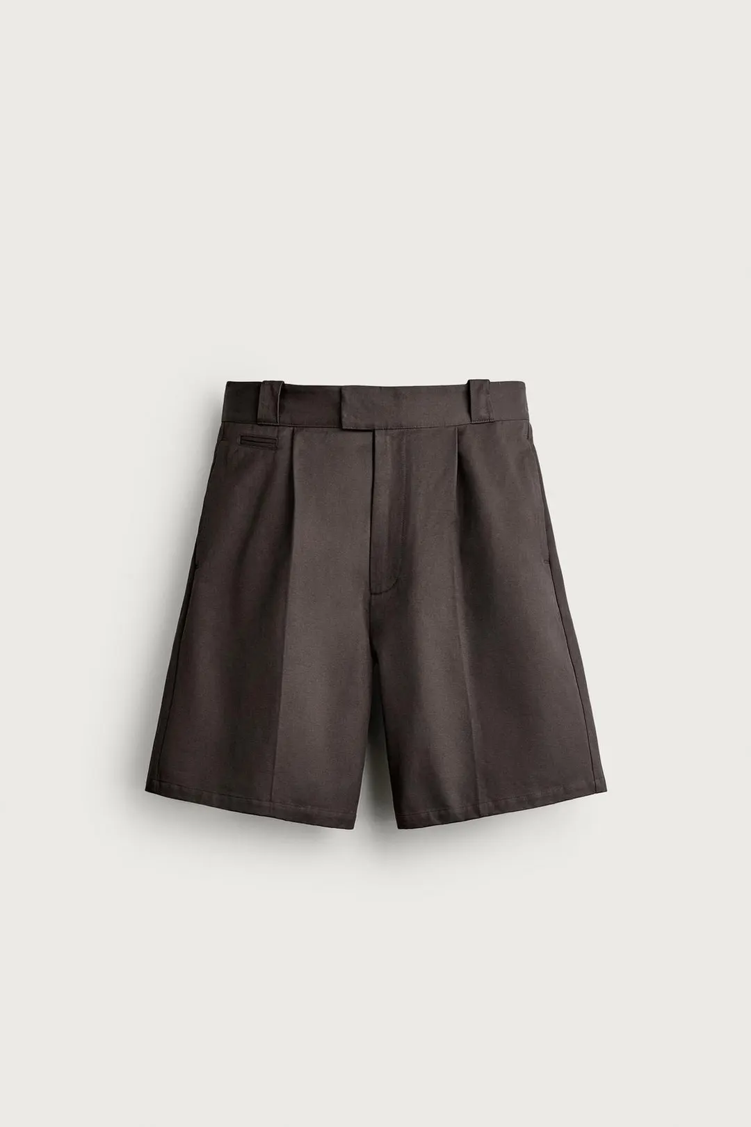 Бермуды свободного кроя с защипами, Zara