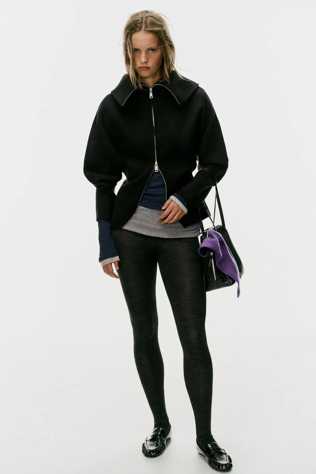 Лоферы со сборками, Zara