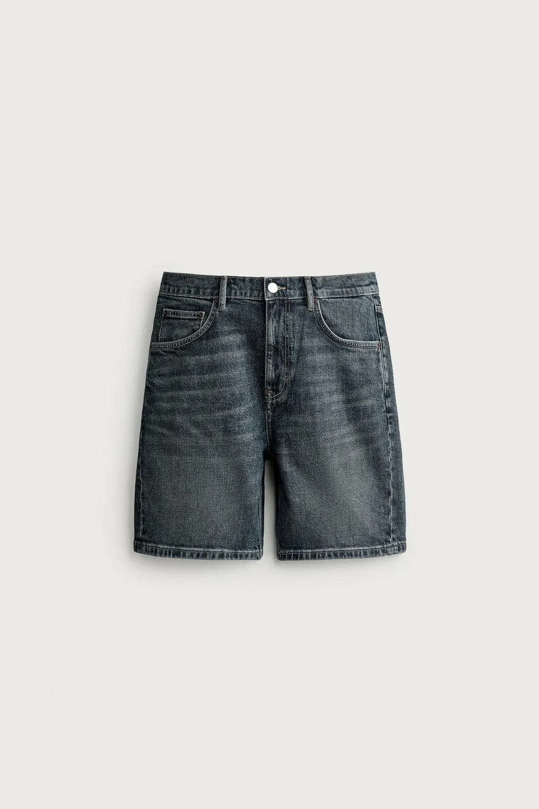 Джинсовые бермуды стандартного кроя, Zara