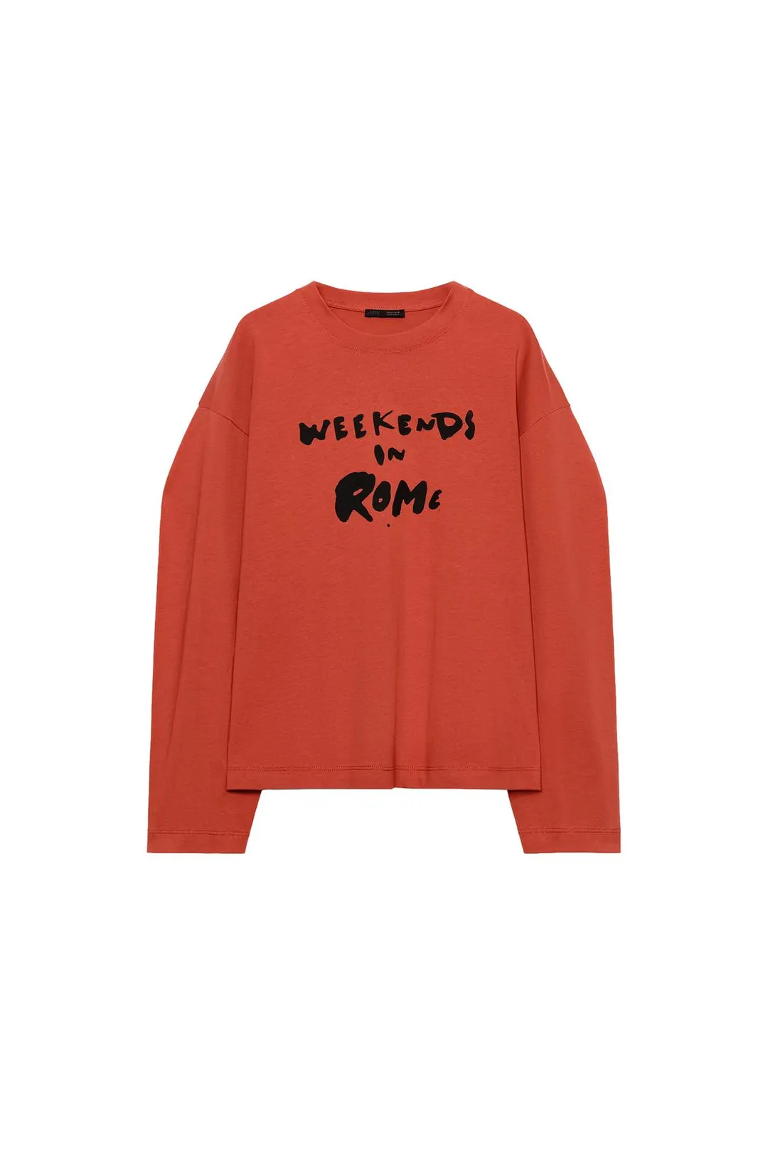 Футболка с надписью Rome, Zara