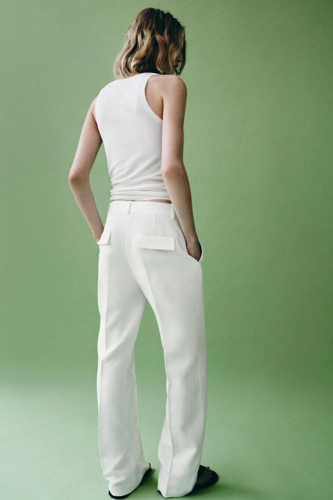 Прямые брюки ZW Collection, Zara