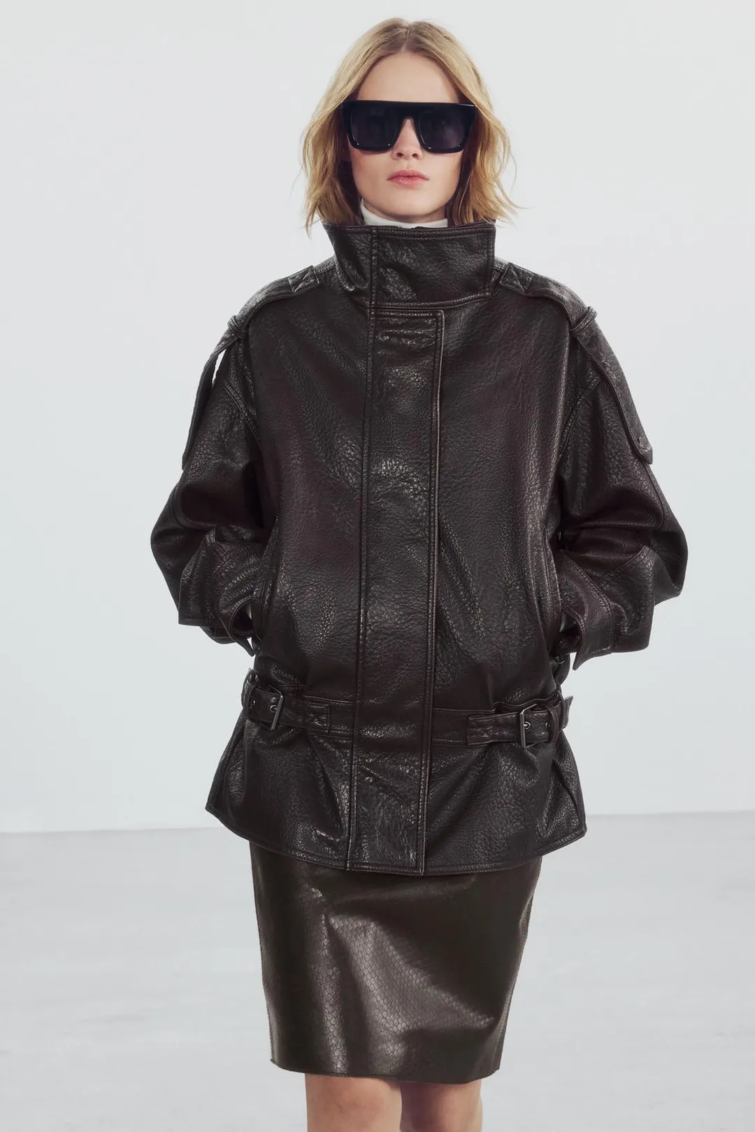 Косуха под кожу ZW Collection, Zara