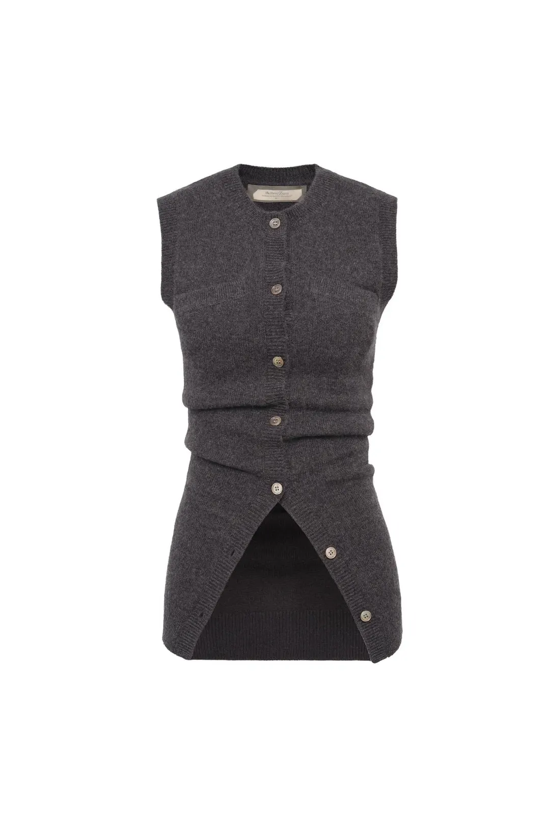 Вязаный жилет из 100% кашемира Limited Edition, Zara