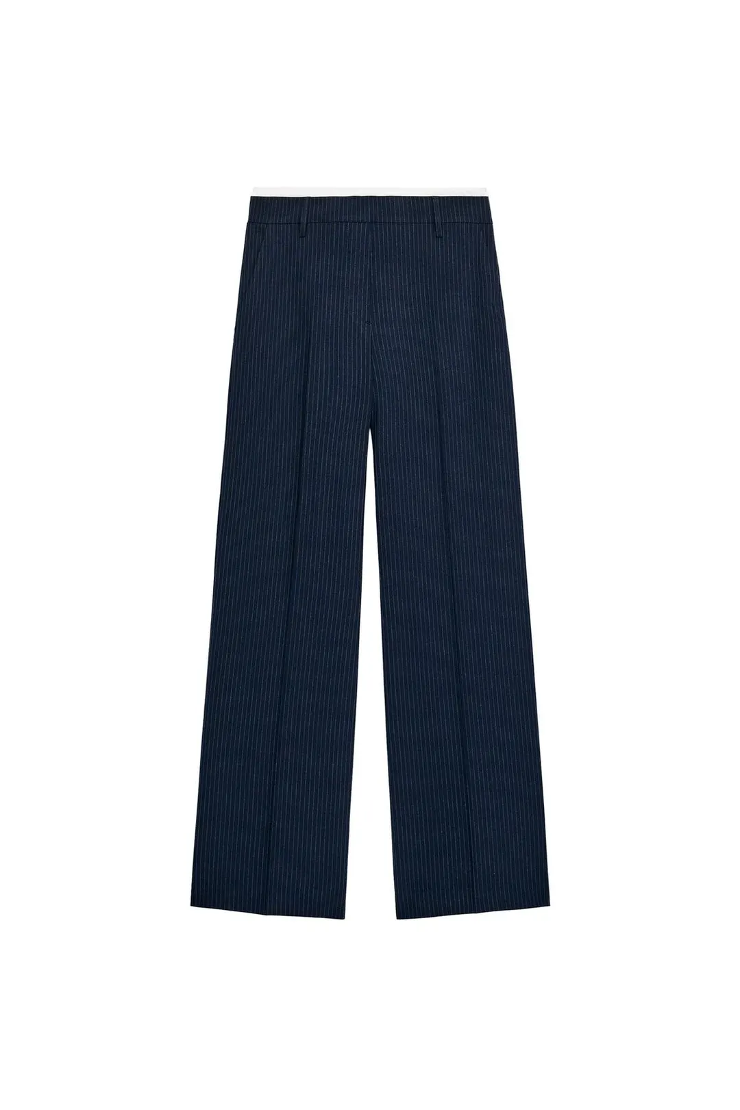 Брюки широкого кроя с двойным поясом, Zara