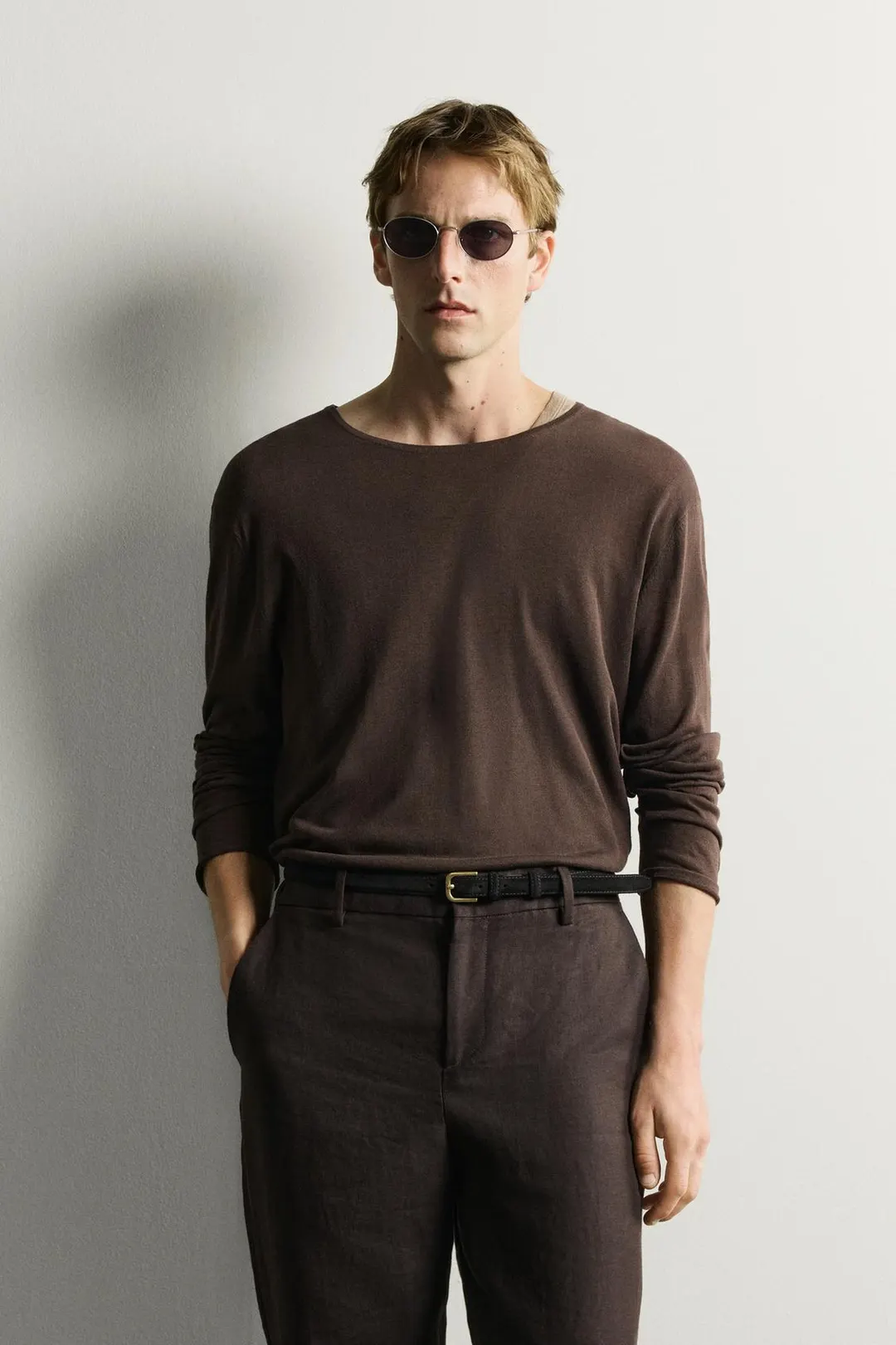 Футболка полупрозрачной вязки, Zara