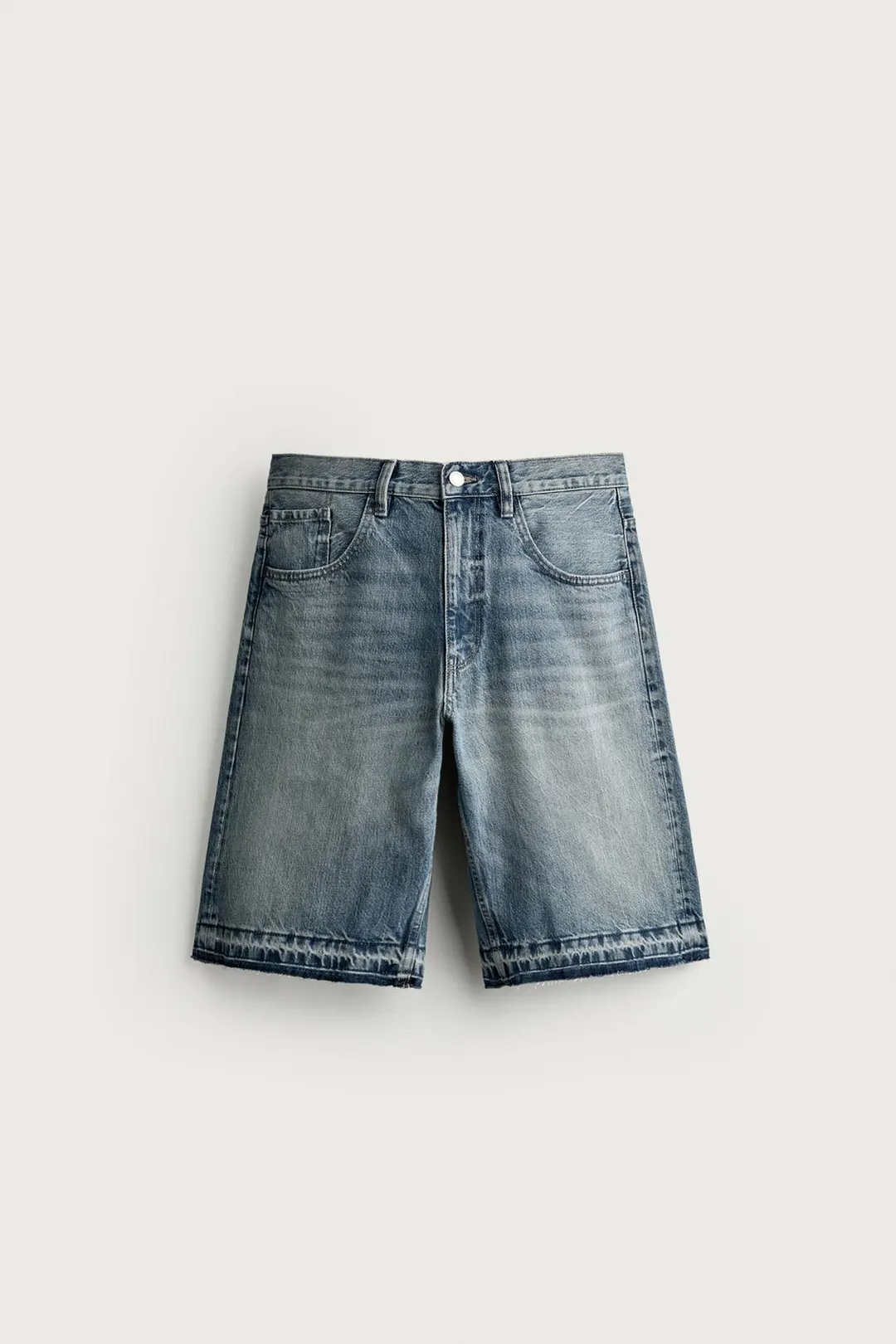 Джинсовые бермуды свободного кроя, Zara