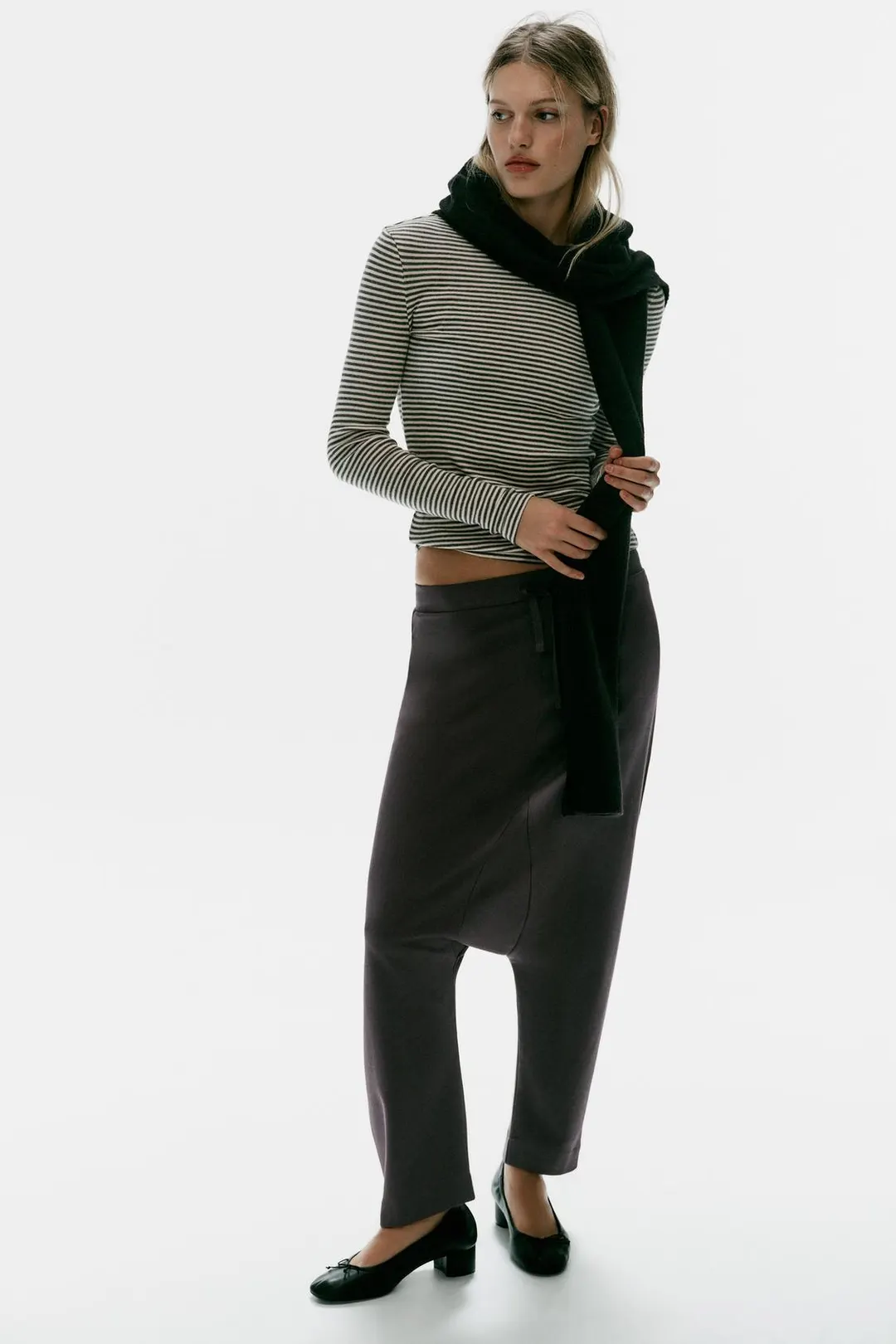 Брюки свободного кроя из флиса, Zara