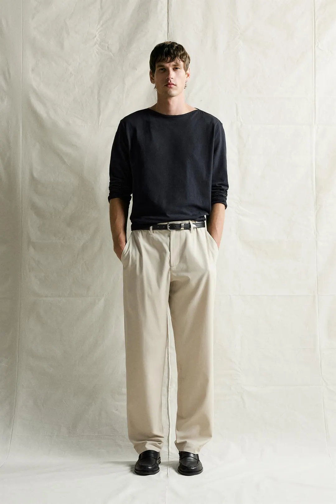 Брюки комфортные свободного кроя, Zara