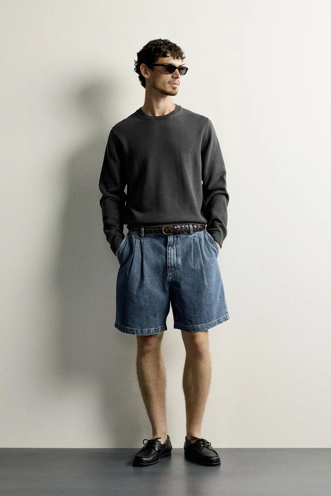 Хлопковый свитер стандартного кроя, Zara