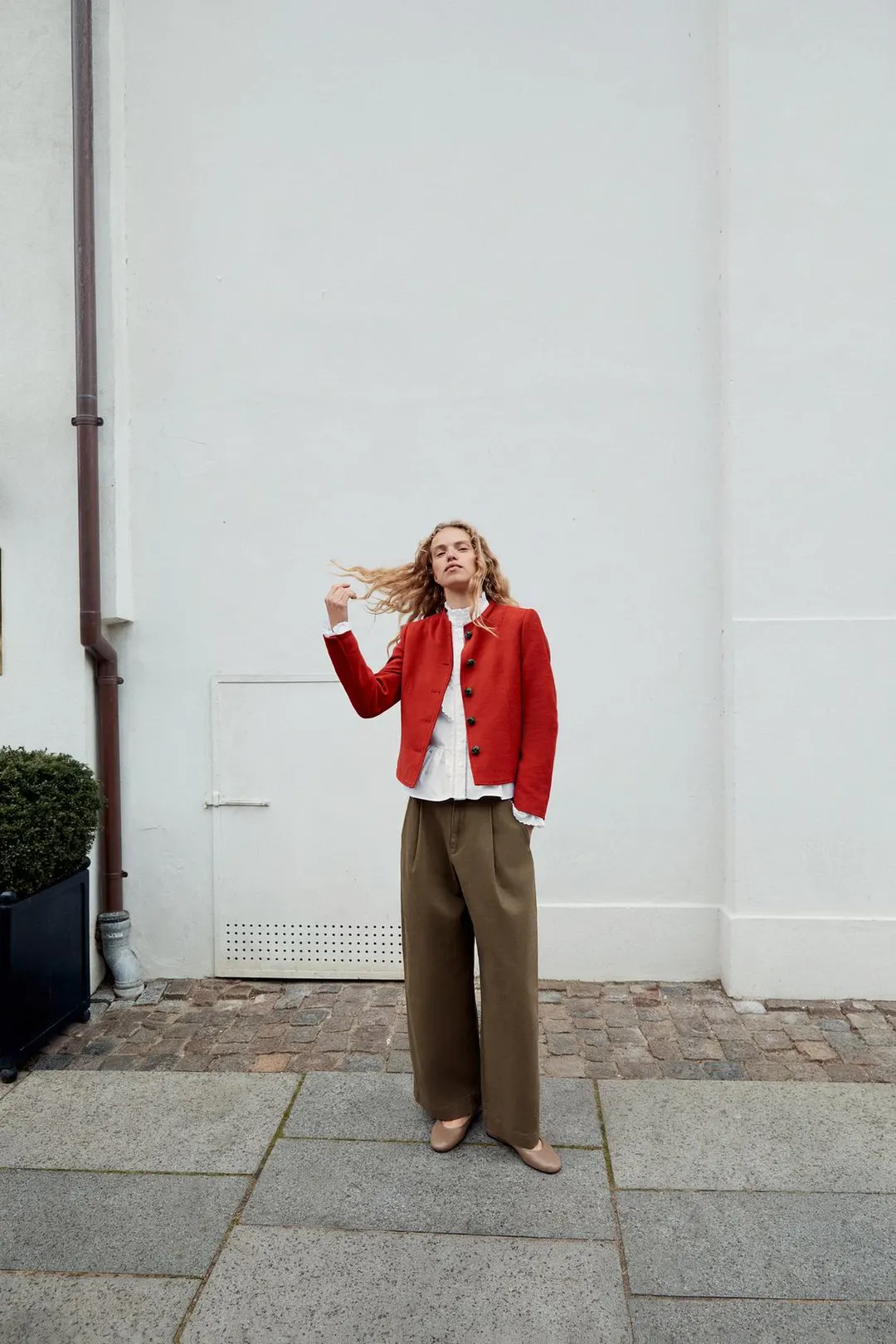 Блузка романтичная с оборками, Zara