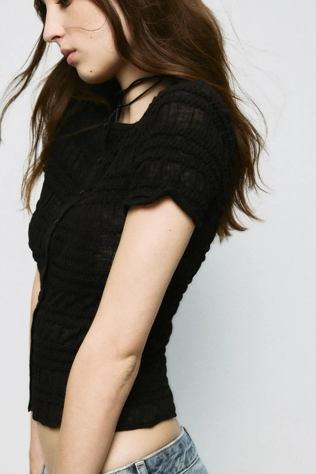 Кардиган фактурной вязки, Zara