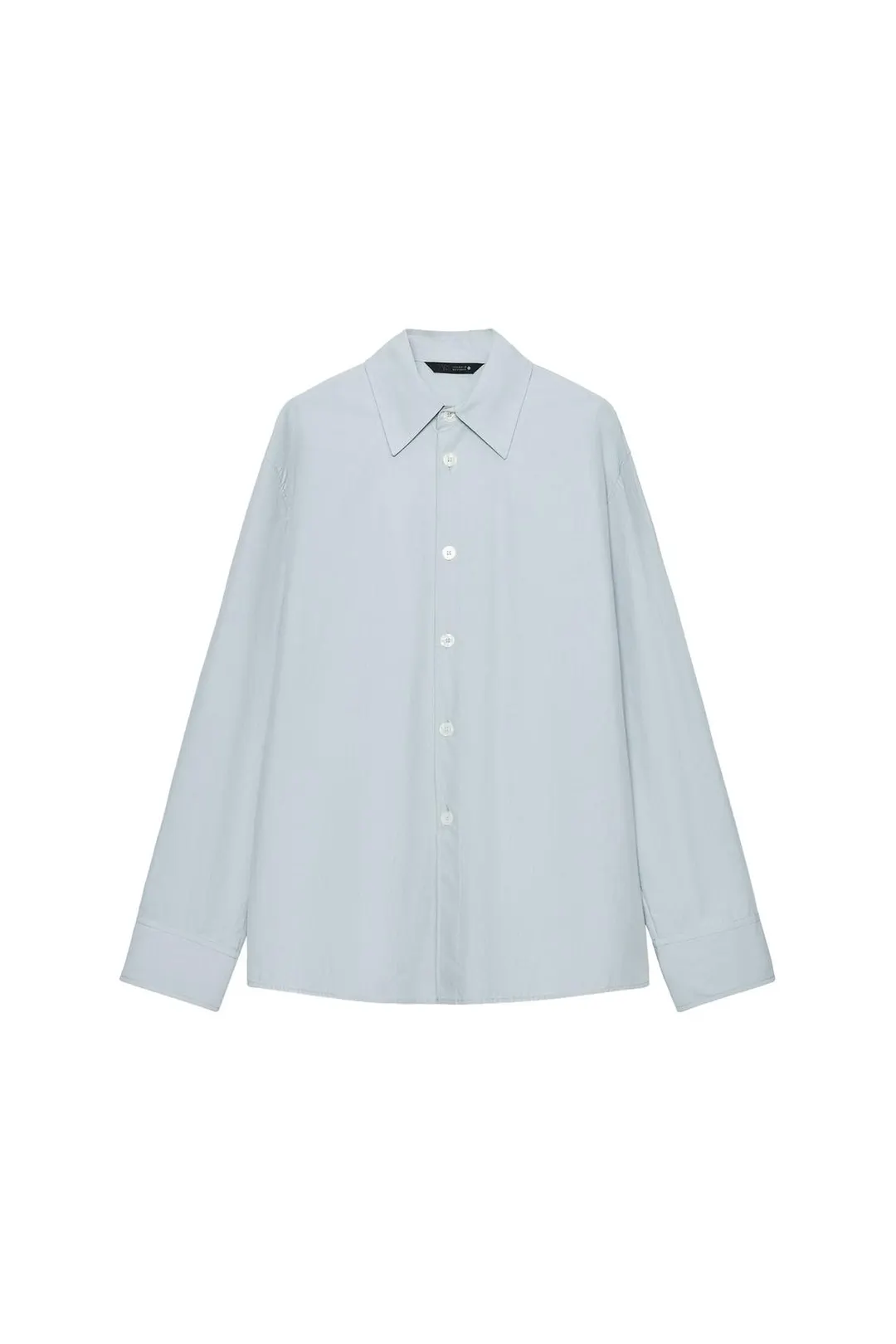 Рубашка с контрастными пуговицами ZW Collection, Zara