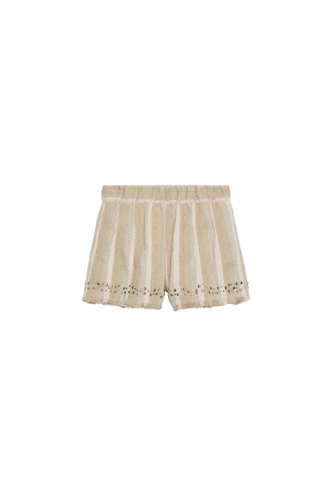 Бермуды из фактурной ткани в полоску ZW Collection, Zara