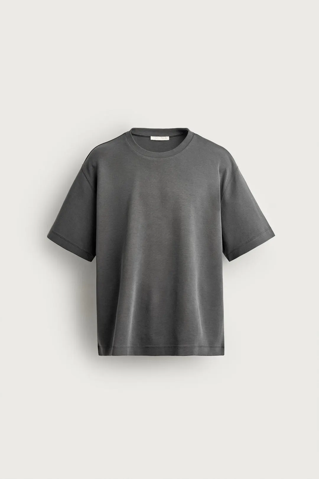 Футболка свободного кроя из смесового модала, Zara