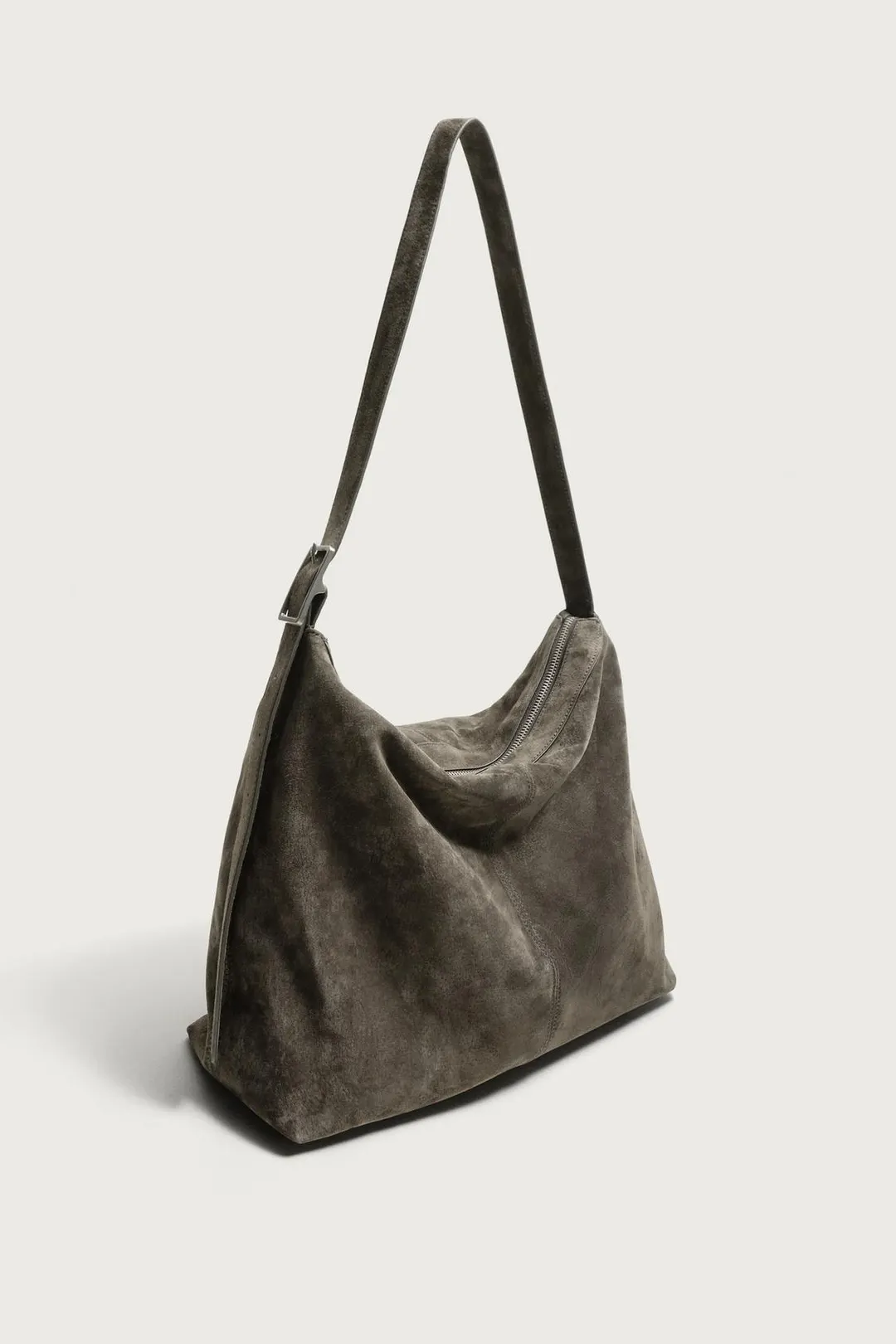 Кожаная сумка на плечо, Zara