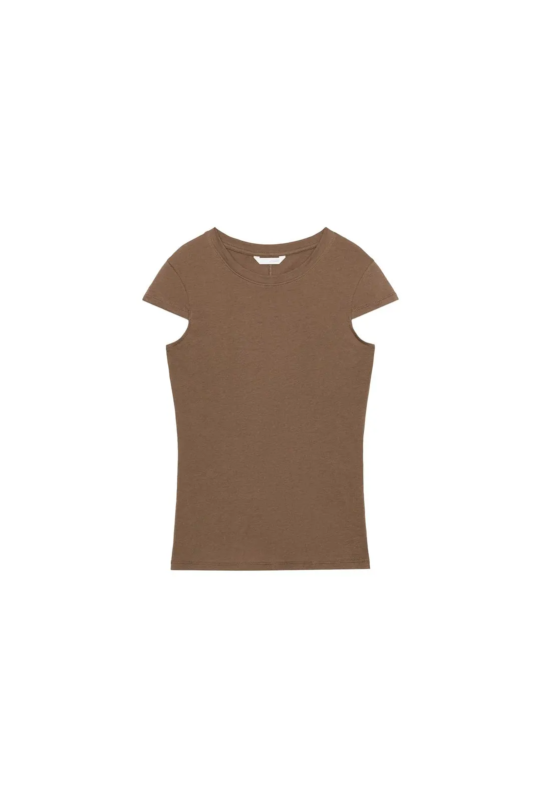 Футболка минималистичная с короткими рукавами, Zara