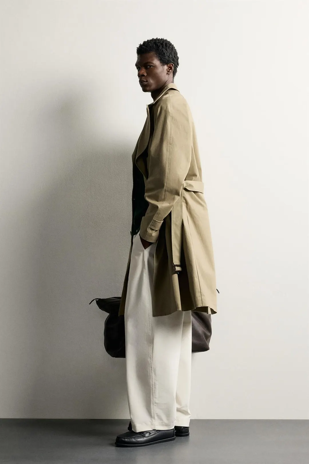 Тренч водоотталкивающий стандартного кроя, Zara