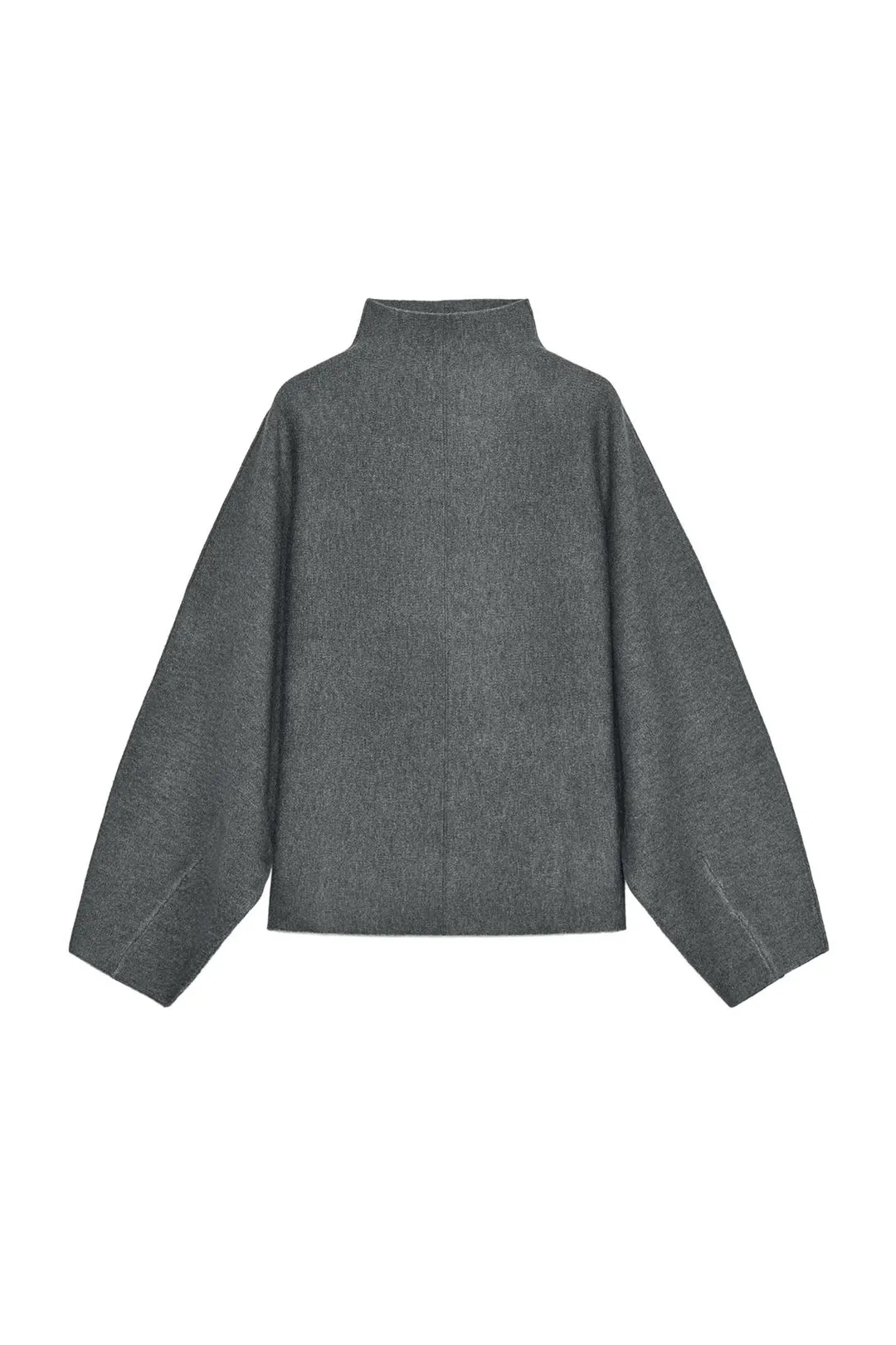 Вязаный джемпер с воротником-стойкой, Zara