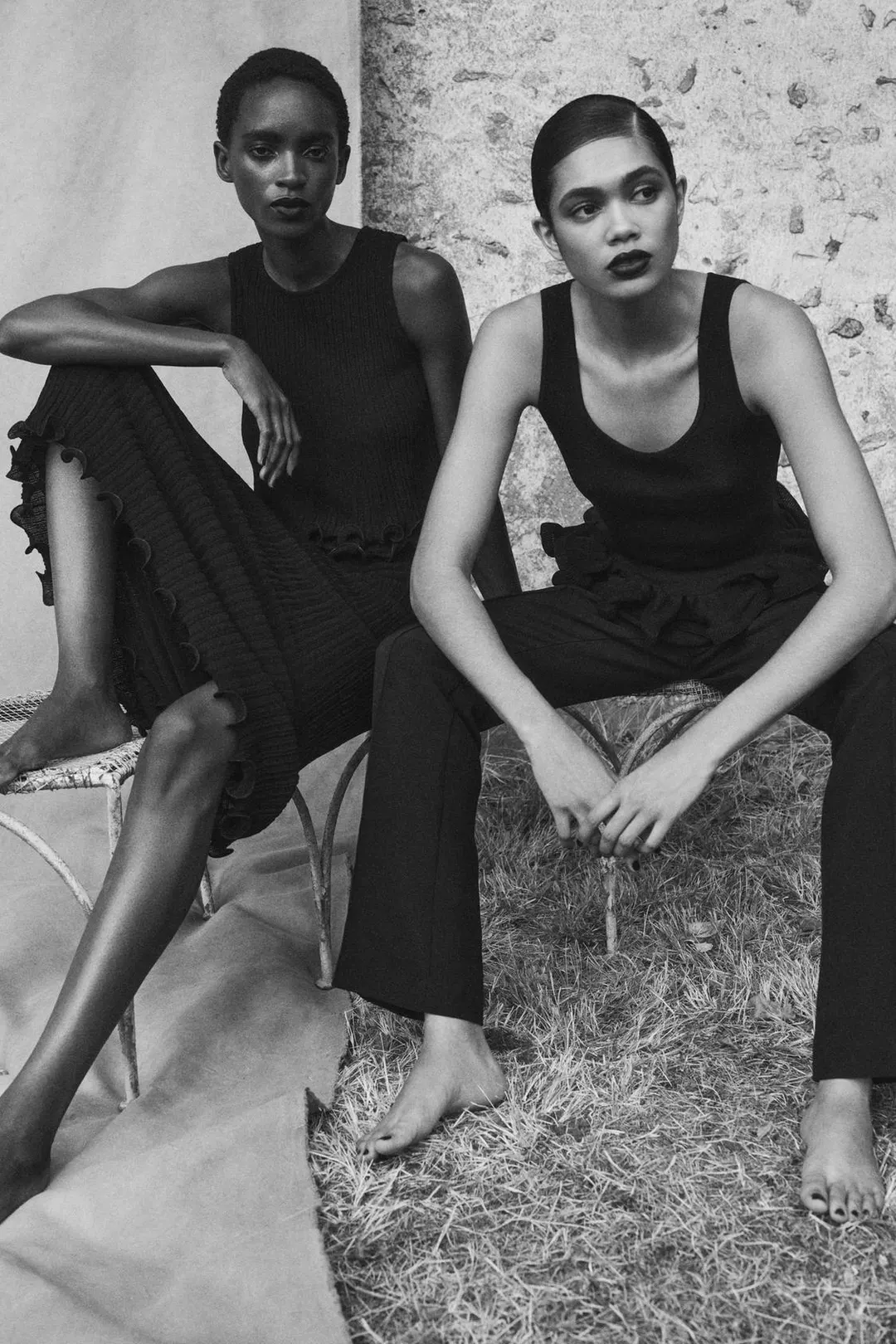 Топ трикотажный с волнистым низом, Zara