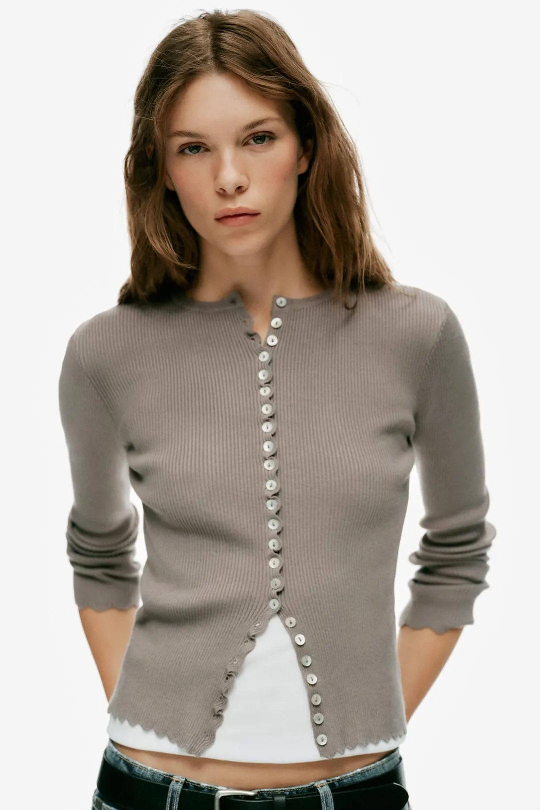 Кардиган в рубчик, Zara