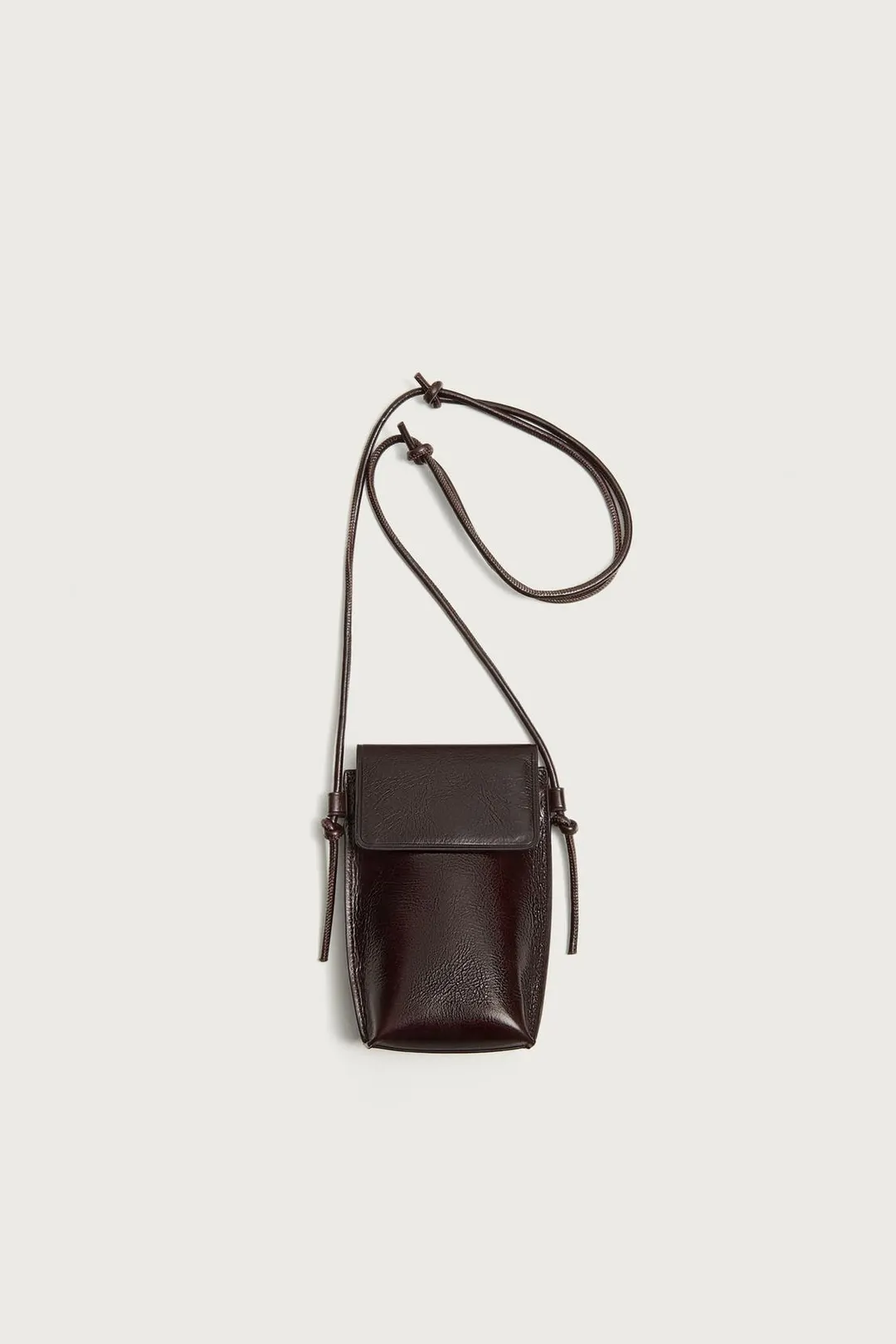 Кожаная сумка через плечо, Zara