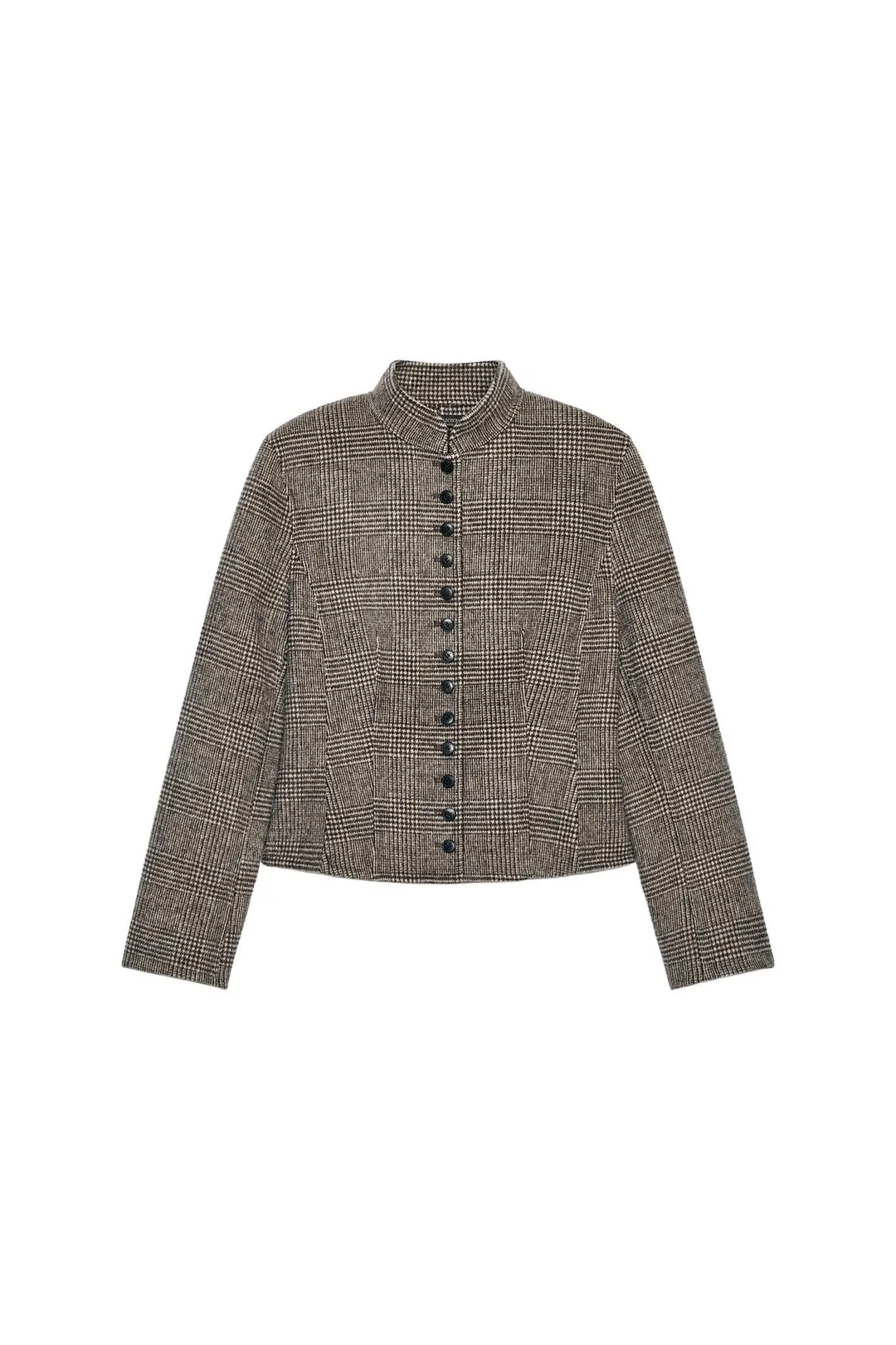 Укороченная куртка из смесовой шерсти ZW Collection, Zara