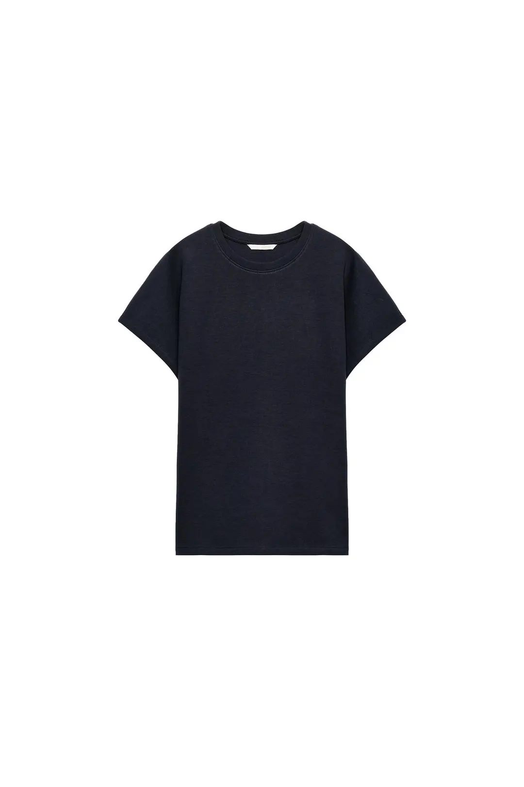 Футболка из интерлока с короткими рукавами, Zara