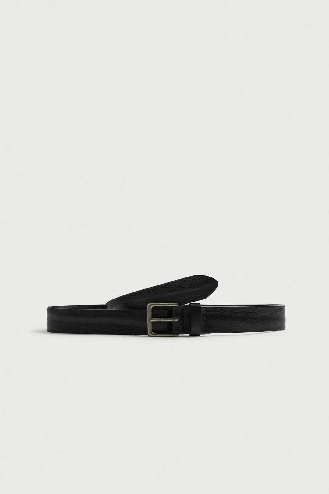 Кожаный ремень с винтажным эффектом, Zara