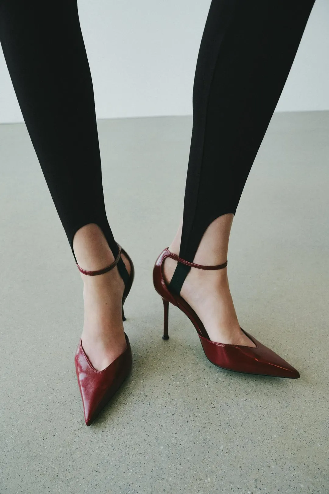 Туфли на каблуке с ремешком на щиколотке, Zara