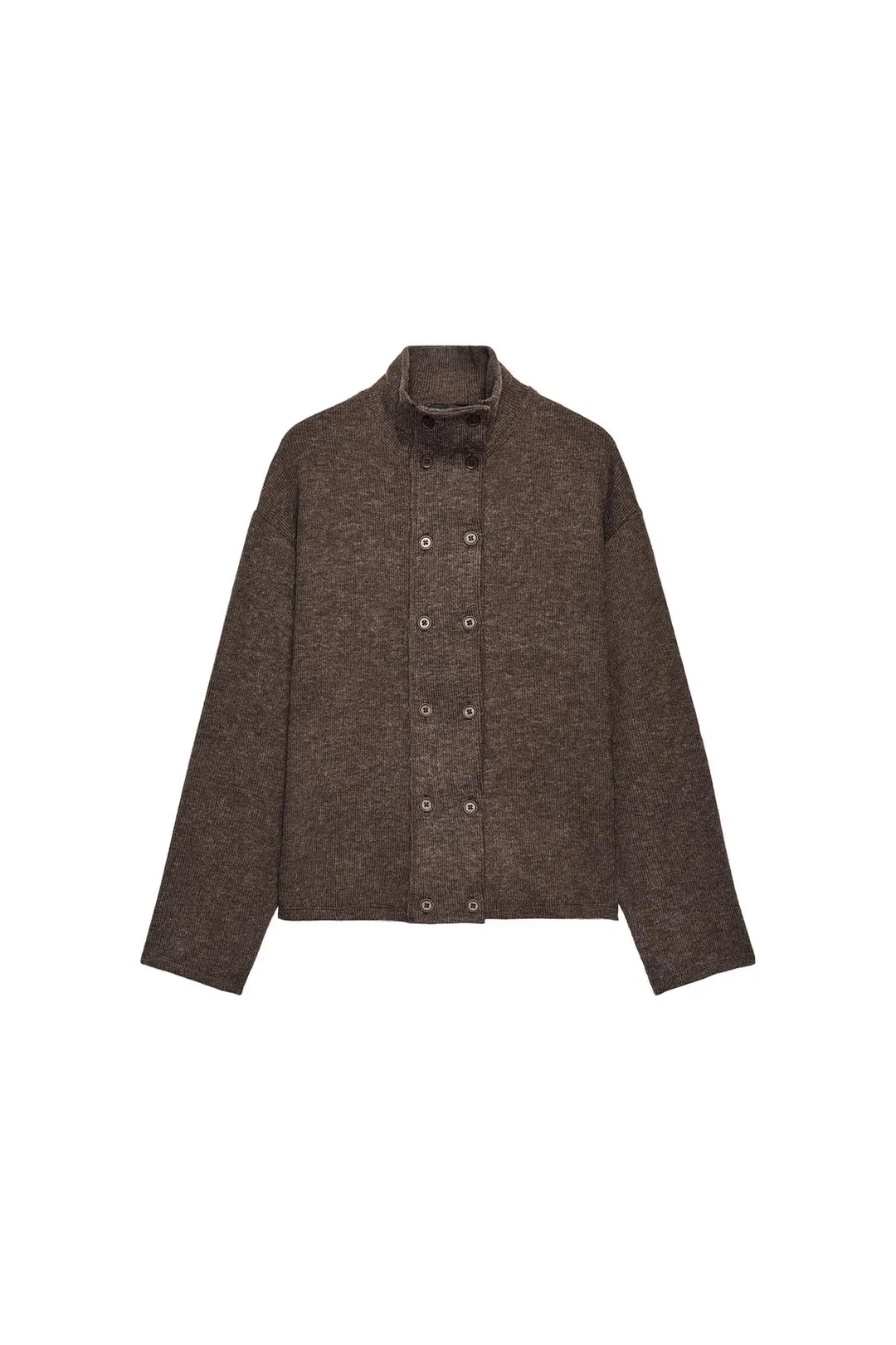 Мягкий двубортный топ, Zara