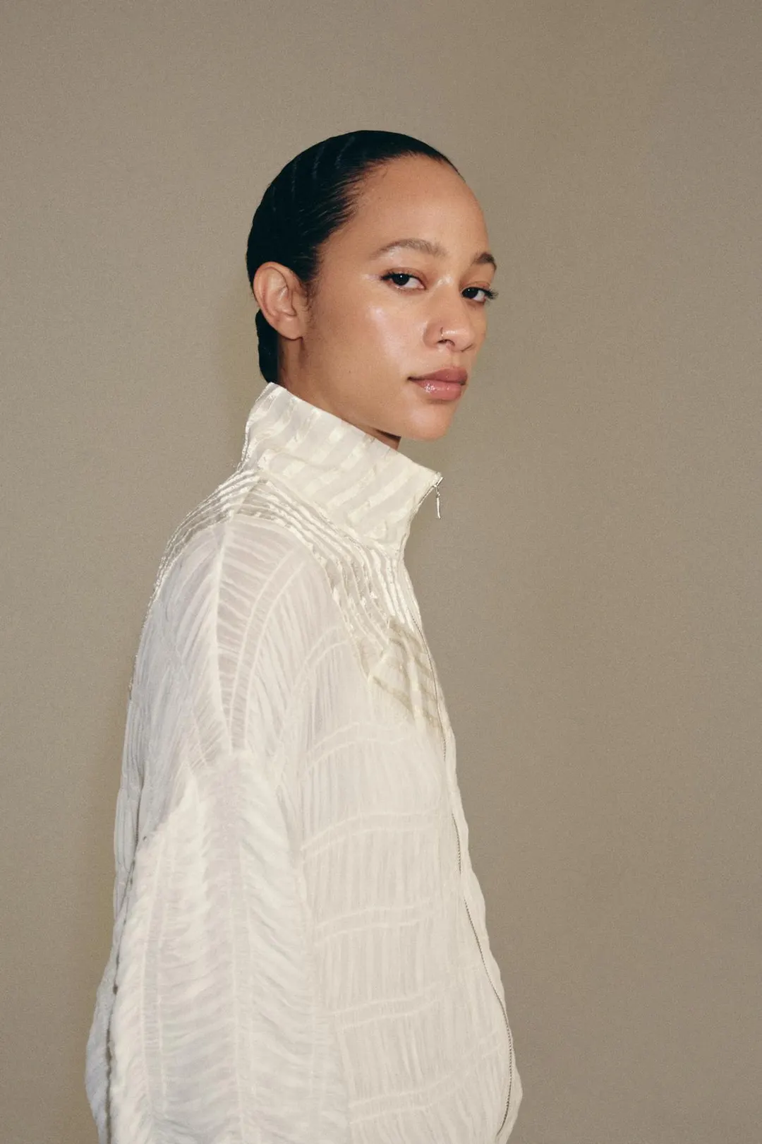 Бомбер со сборками ZW Collection, Zara