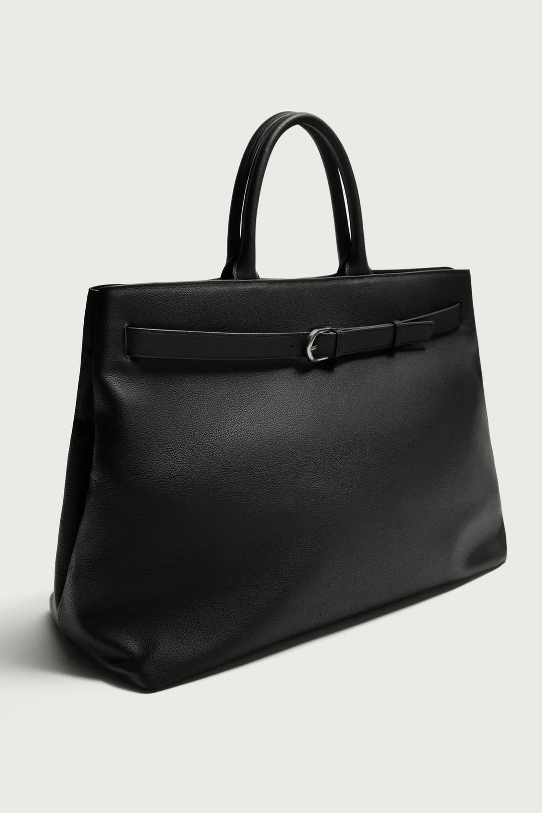 Кожаная сумка с ремнём, Zara