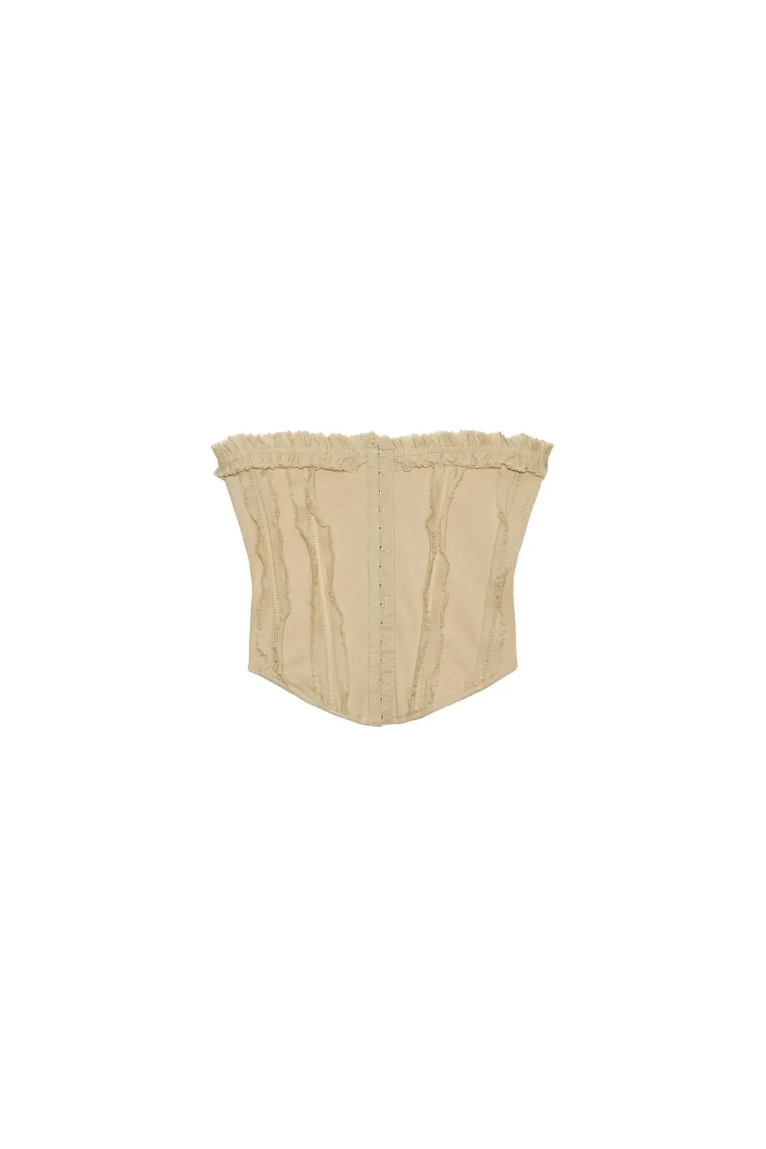 Корсетный топ с оборками, Zara