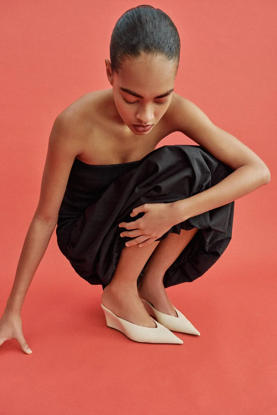 Мюли на танкетке, Zara