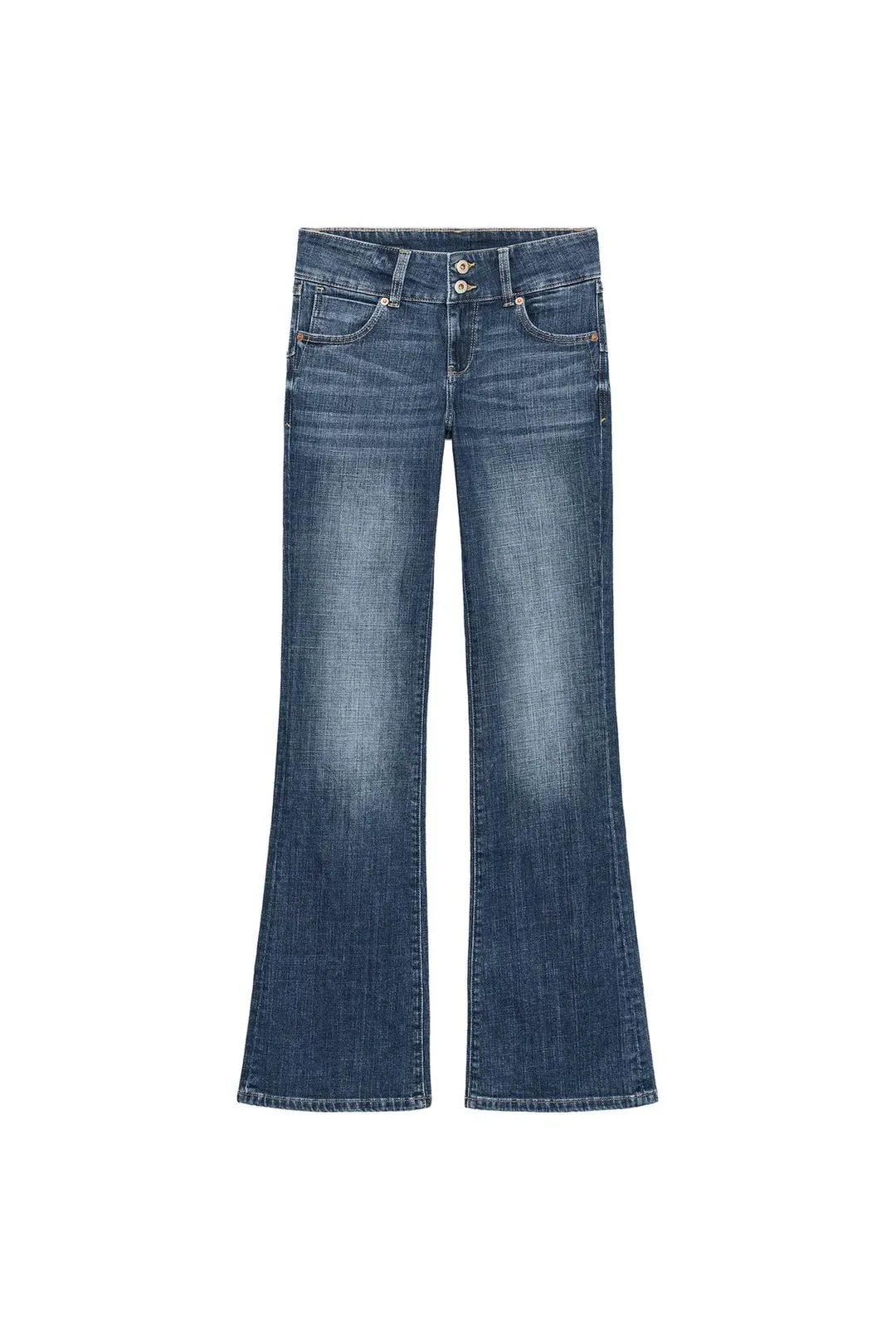 Джинсы буткат Z1975 с низкой посадкой и широким поясом, Zara