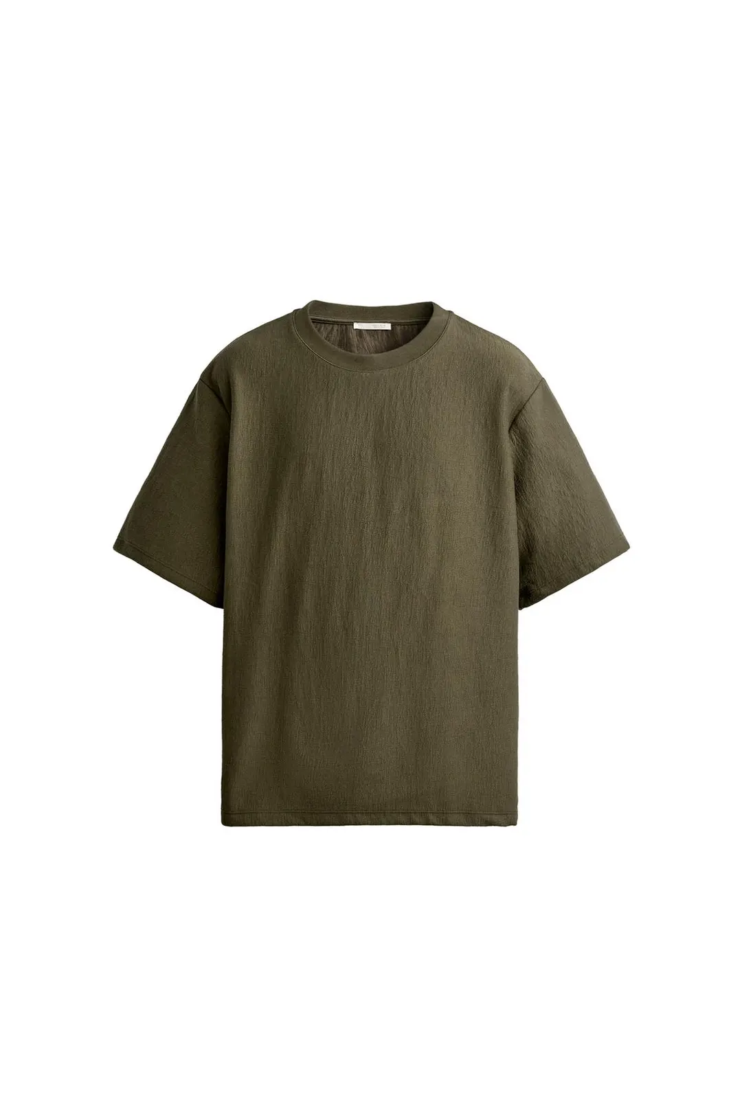 Футболка свободного кроя фактурная, Zara