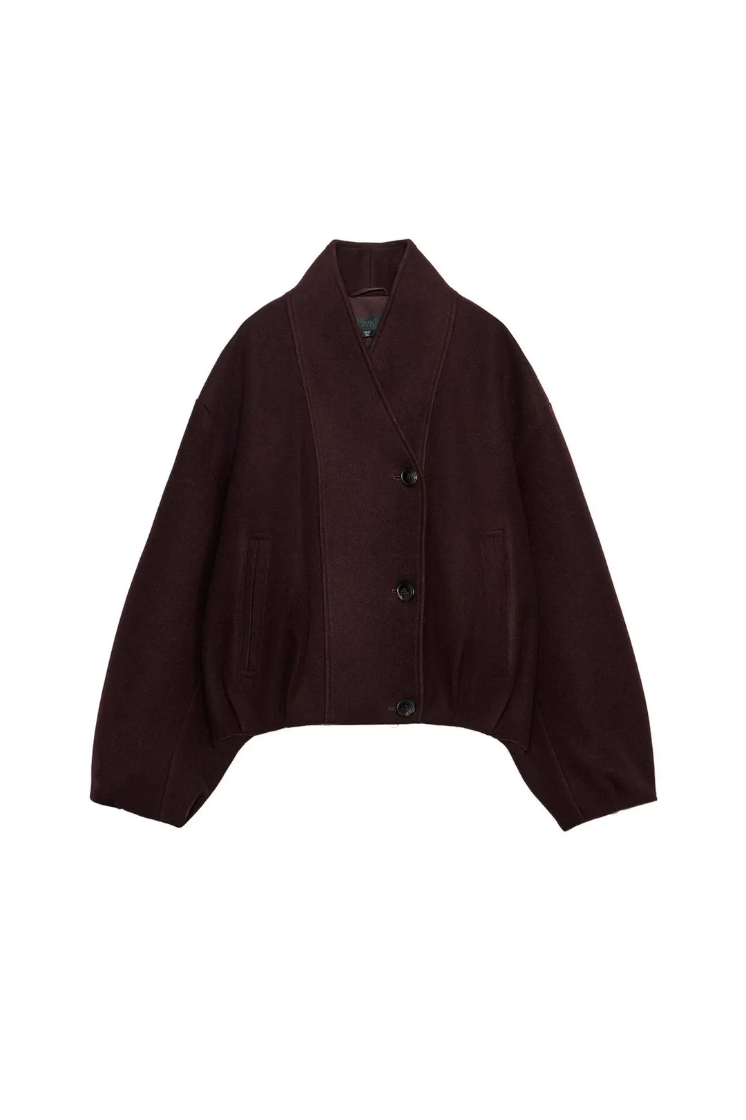 Мягкий двубортный жакет, Zara