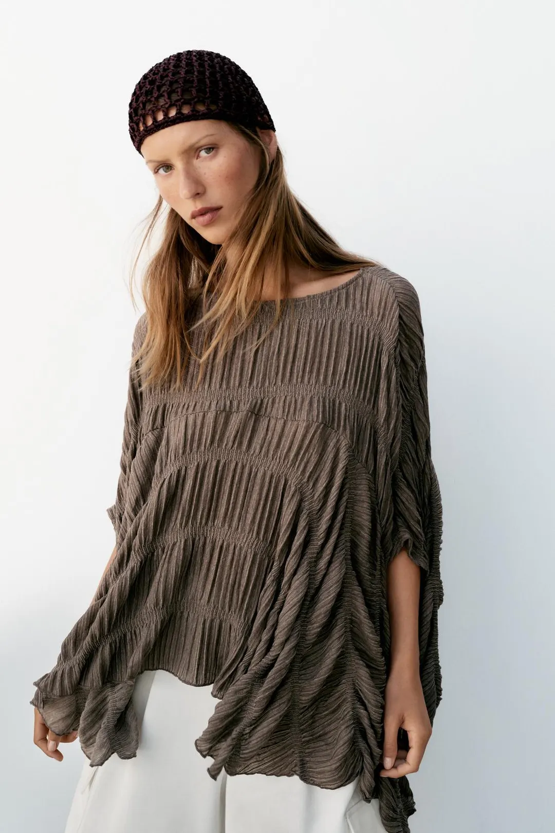 Топ-накидка фактурный, Zara