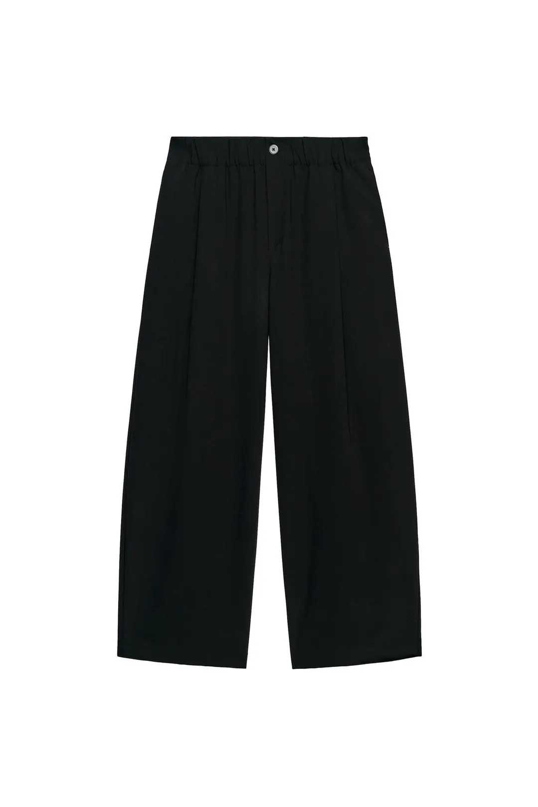 Брюки укороченные на резинке, Zara