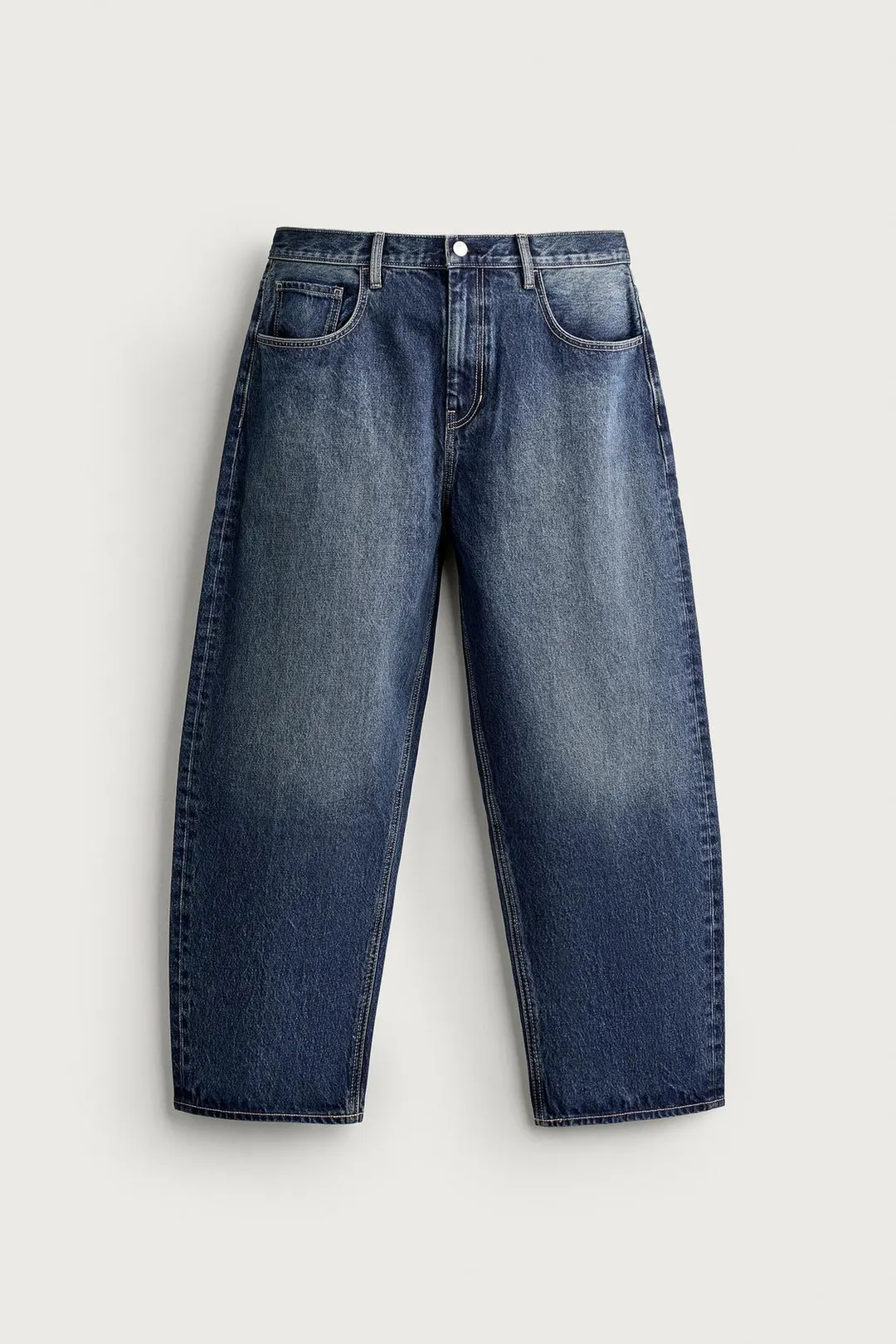 Широкие джинсы зауженного кроя, Zara