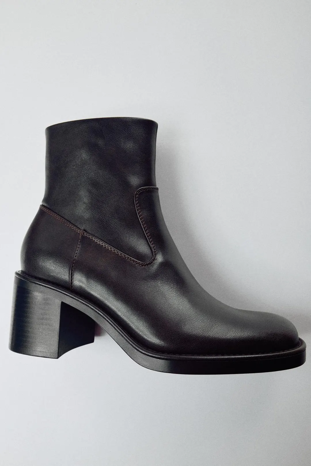 Ботильоны на устойчивом каблуке, Zara