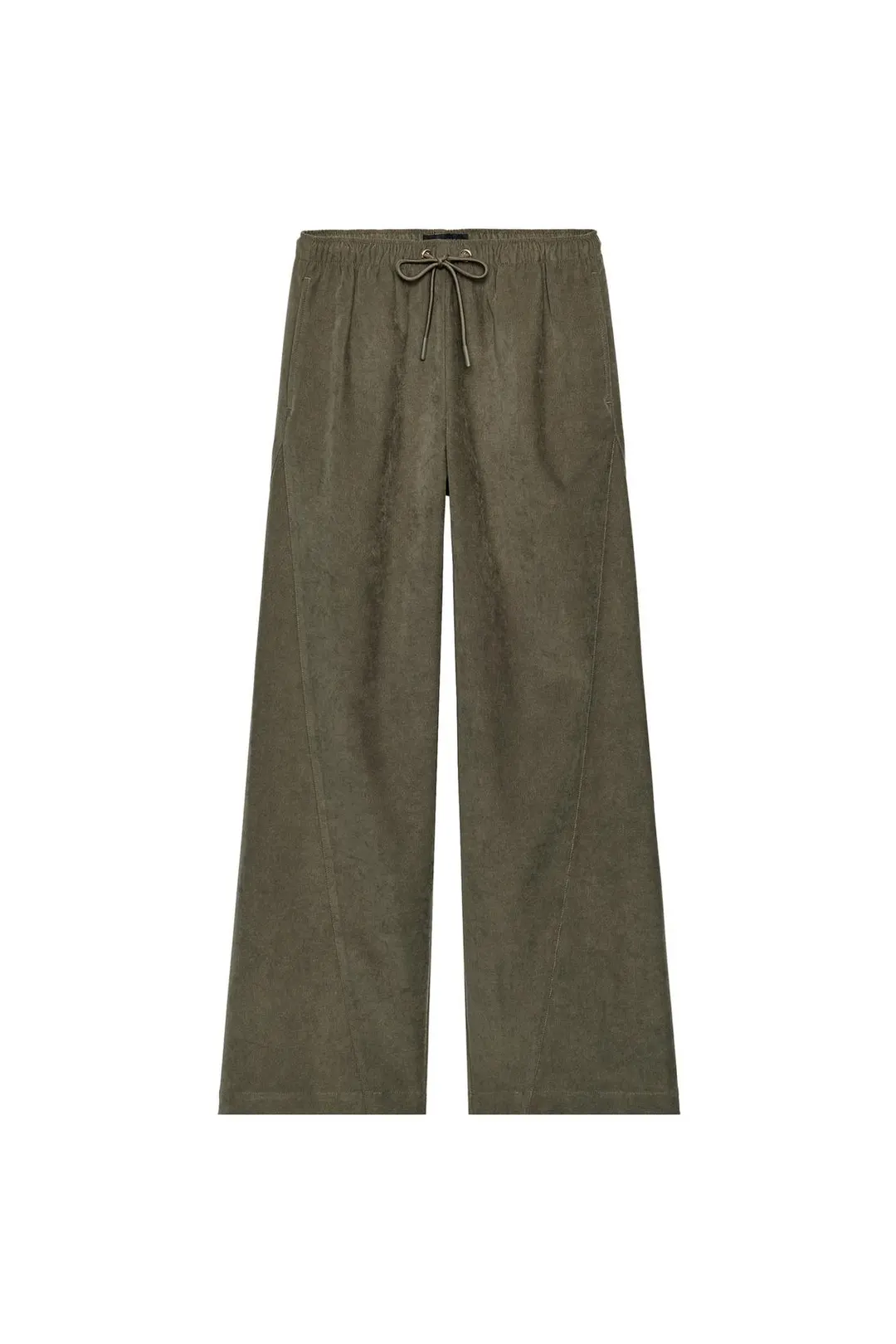 Брюки широкого кроя с эластичным поясом, Zara