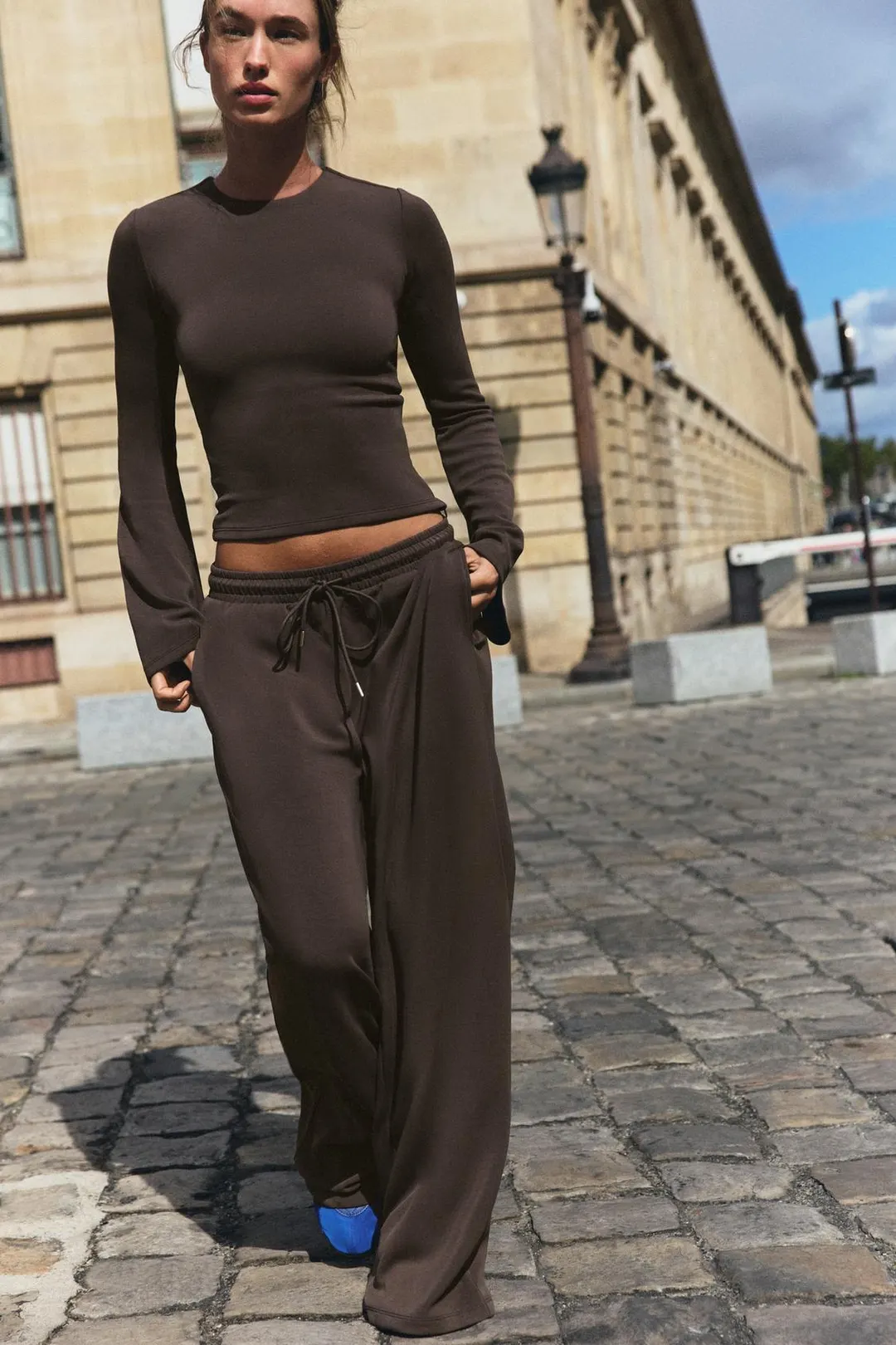 Длинные брюки прямого кроя, Zara